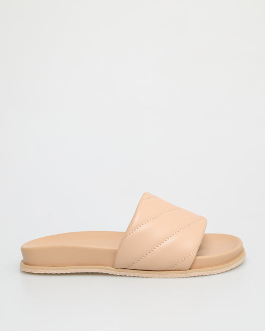 Tomaz YX62 Ladies Slide Sandals (Beige)