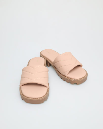 Tomaz NN222 Ladies Chunky Puffed Sandals (Pink)