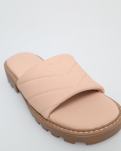 Tomaz NN222 Ladies Chunky Puffed Sandals (Pink)