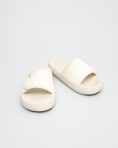 Tomaz NN213 Ladies Glitter Textured Sandals (Cream)