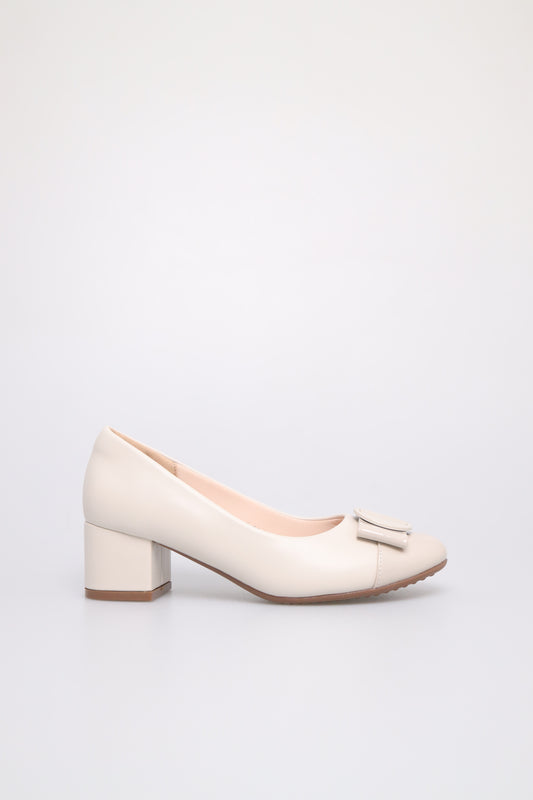 Tomaz NN312 Ladies Pointy Heels (Cream)