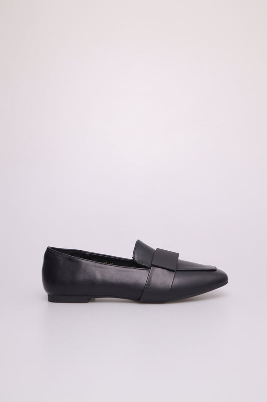 Tomaz FL065 Ladies Casual Flats (Black)