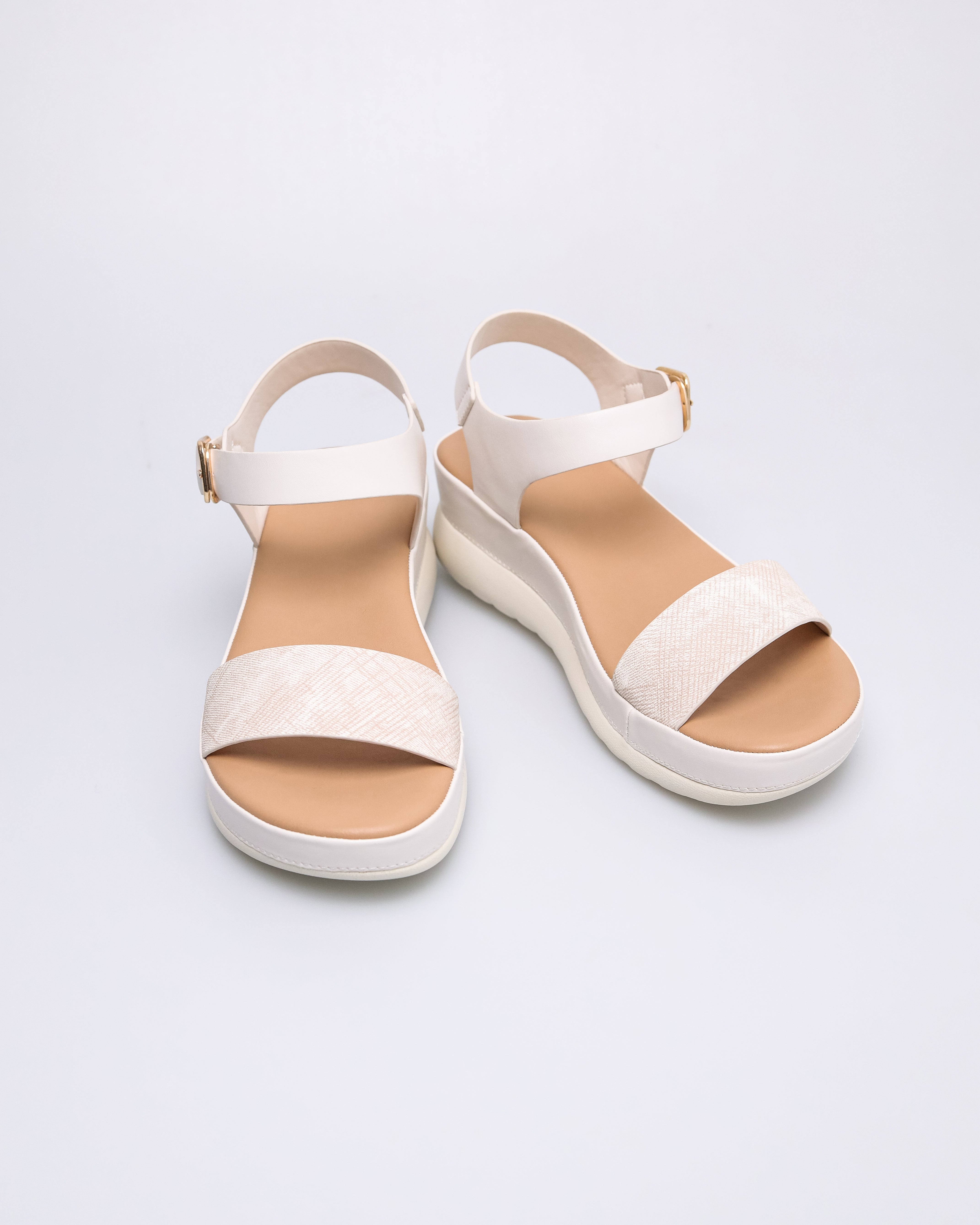 Tomaz NN563 Ladies Gold Buckle Sandal