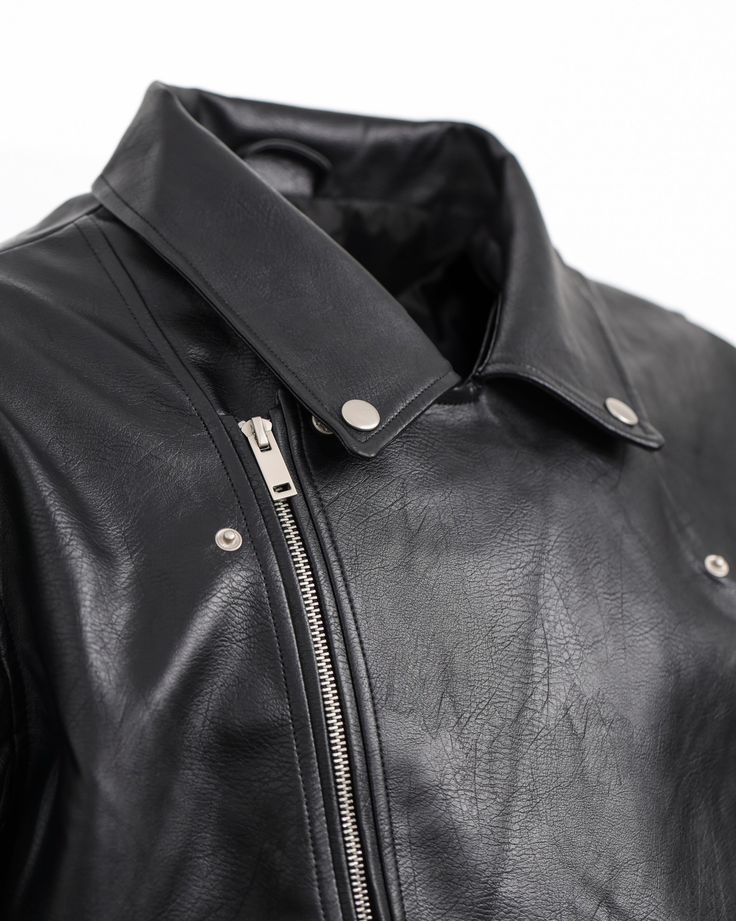 Jaket Kulit Lelaki Tomaz CC-13 (Hitam)