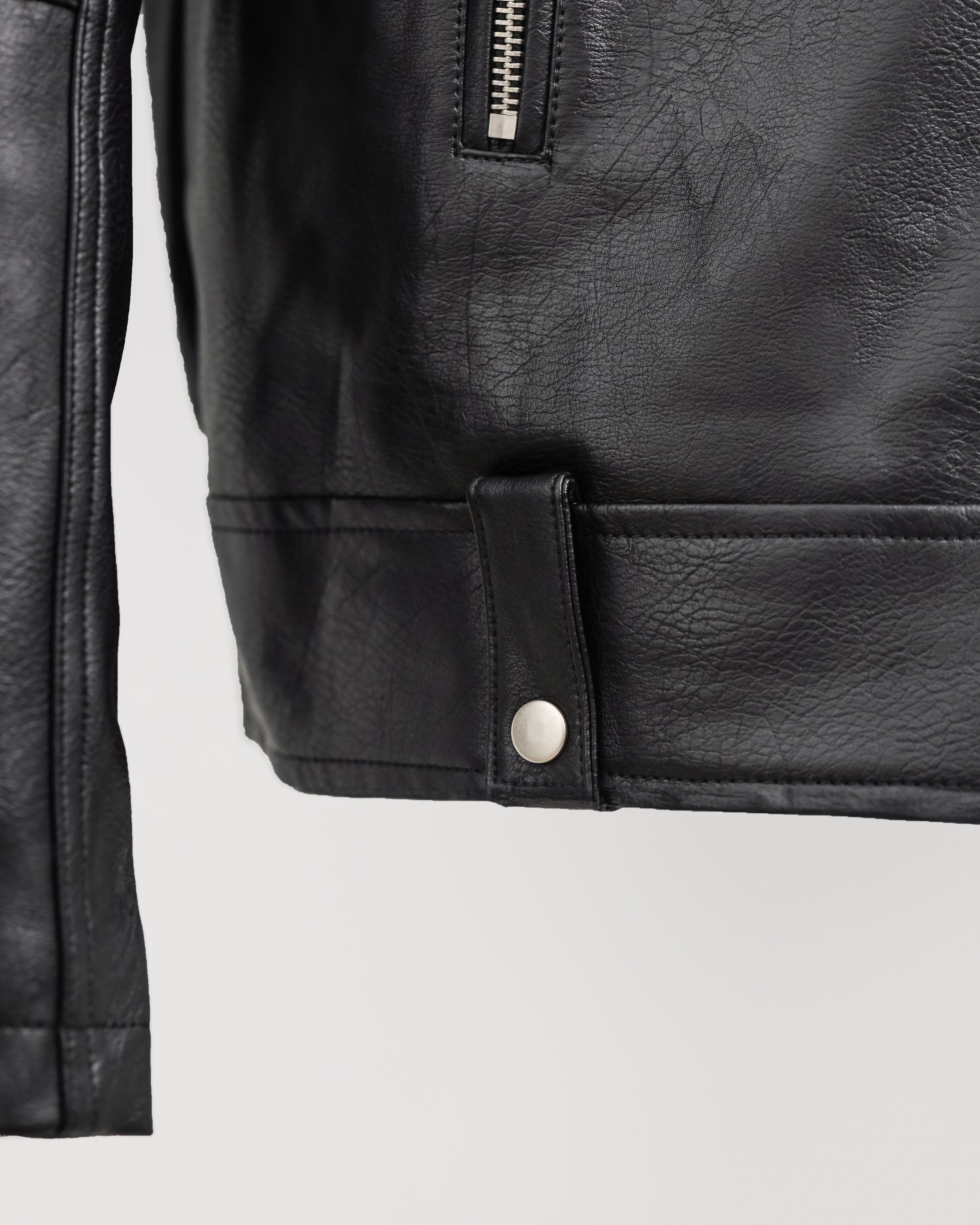 Jaket Kulit Lelaki Tomaz CC-13 (Hitam)
