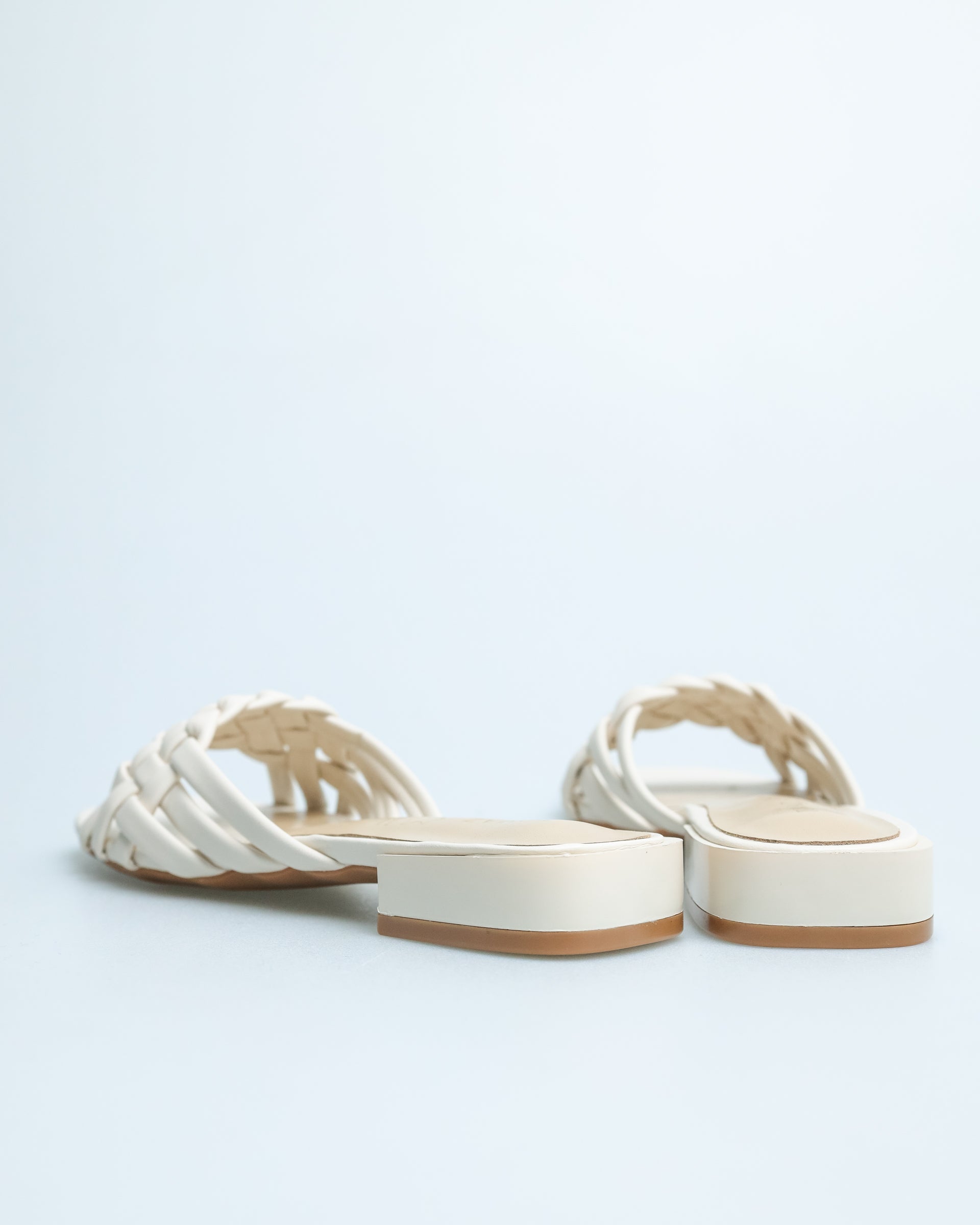 Tomaz YX55 Ladies Braided Strap Sandals (Beige)