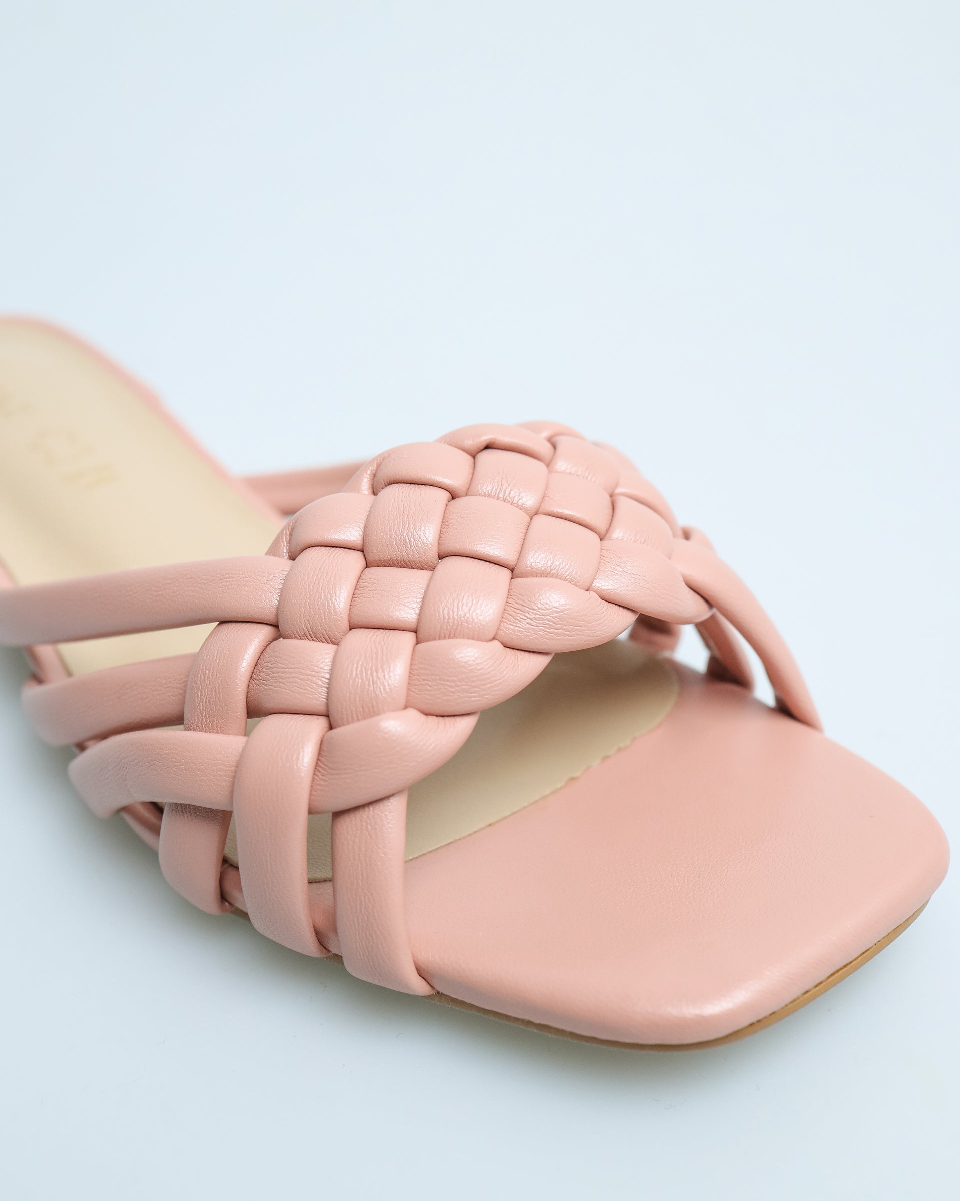Sandal Tali Jalinan Wanita Tomaz YX55 (Merah Jambu)