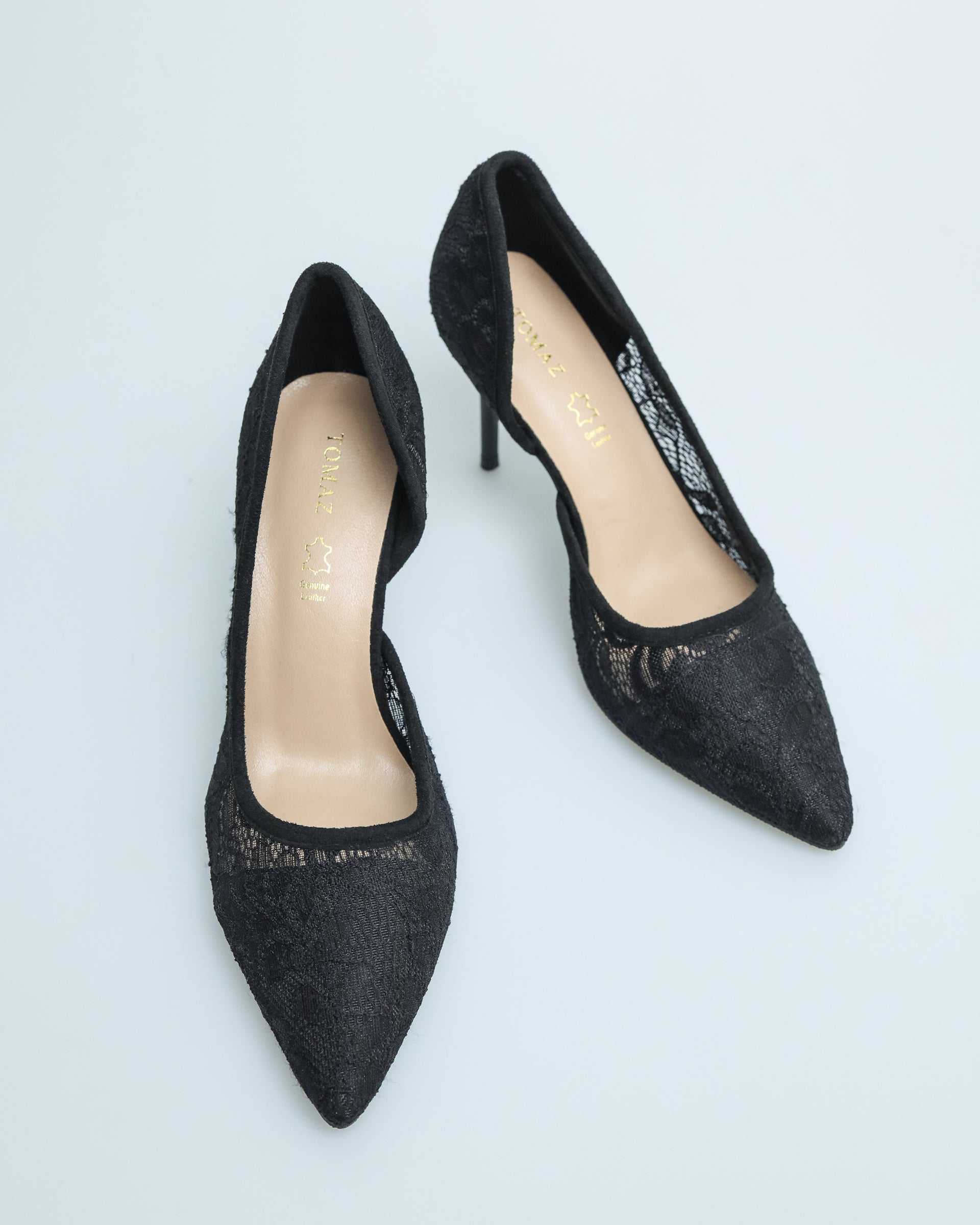 Stiletto Renda Wanita Tomaz YX90 (Hitam)