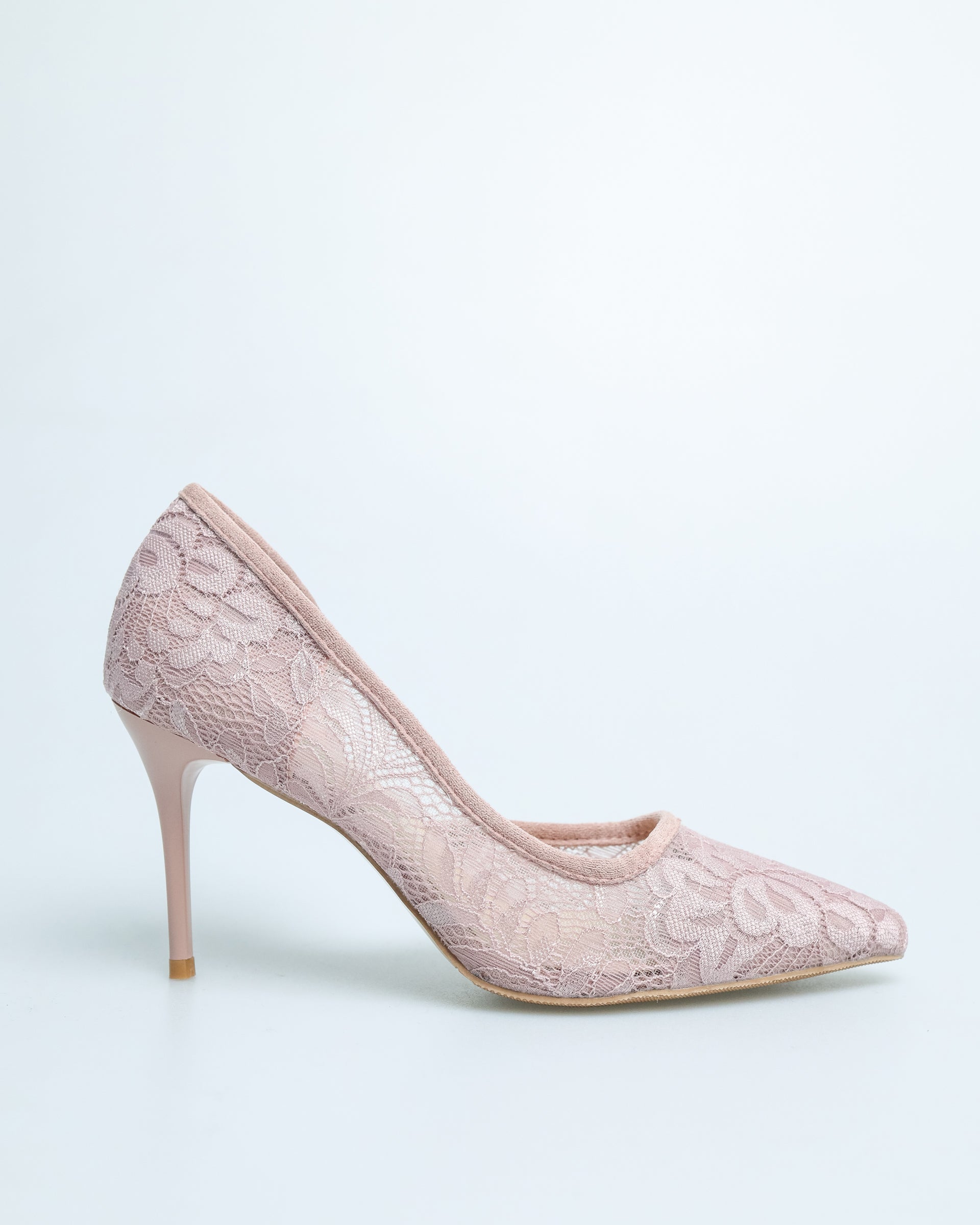 Tomaz YX90 Ladies Lace Stiletto (Pink)