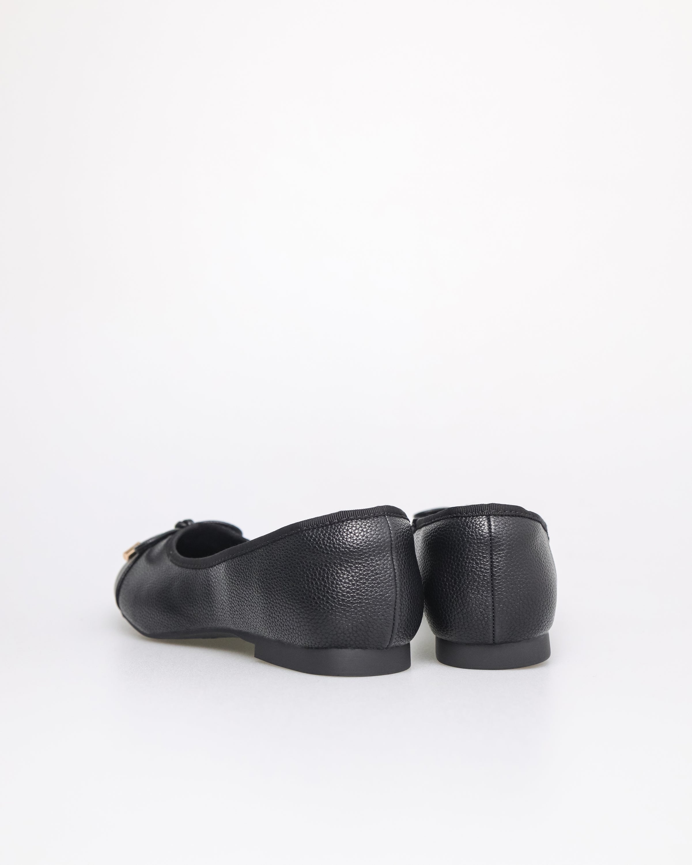 Tomaz FL048 Reben Wanita Flat Dua Nada (Hitam)