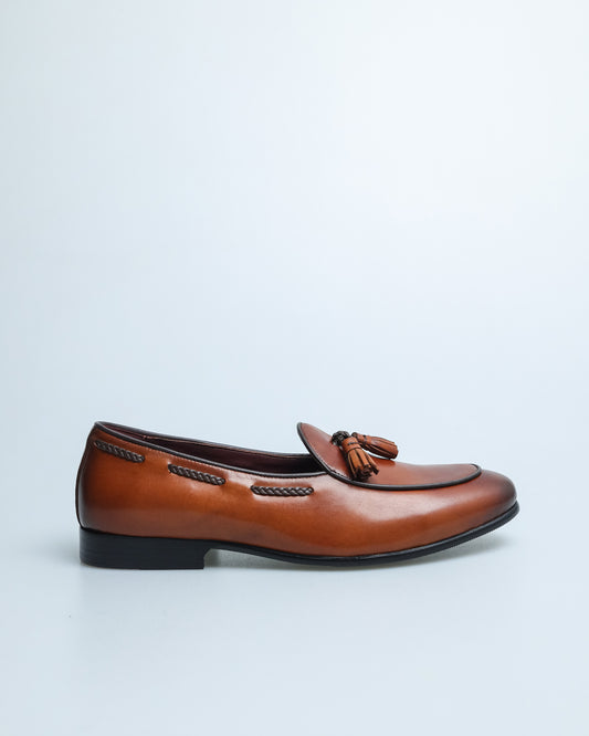 Tomaz HF056 Men's Tassel Loafer (Brown)