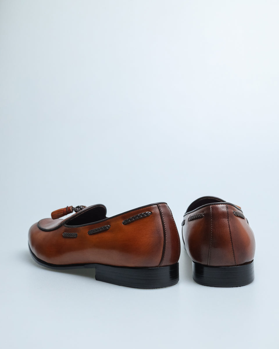 Torino Tassel Brown Loafers – BRABION