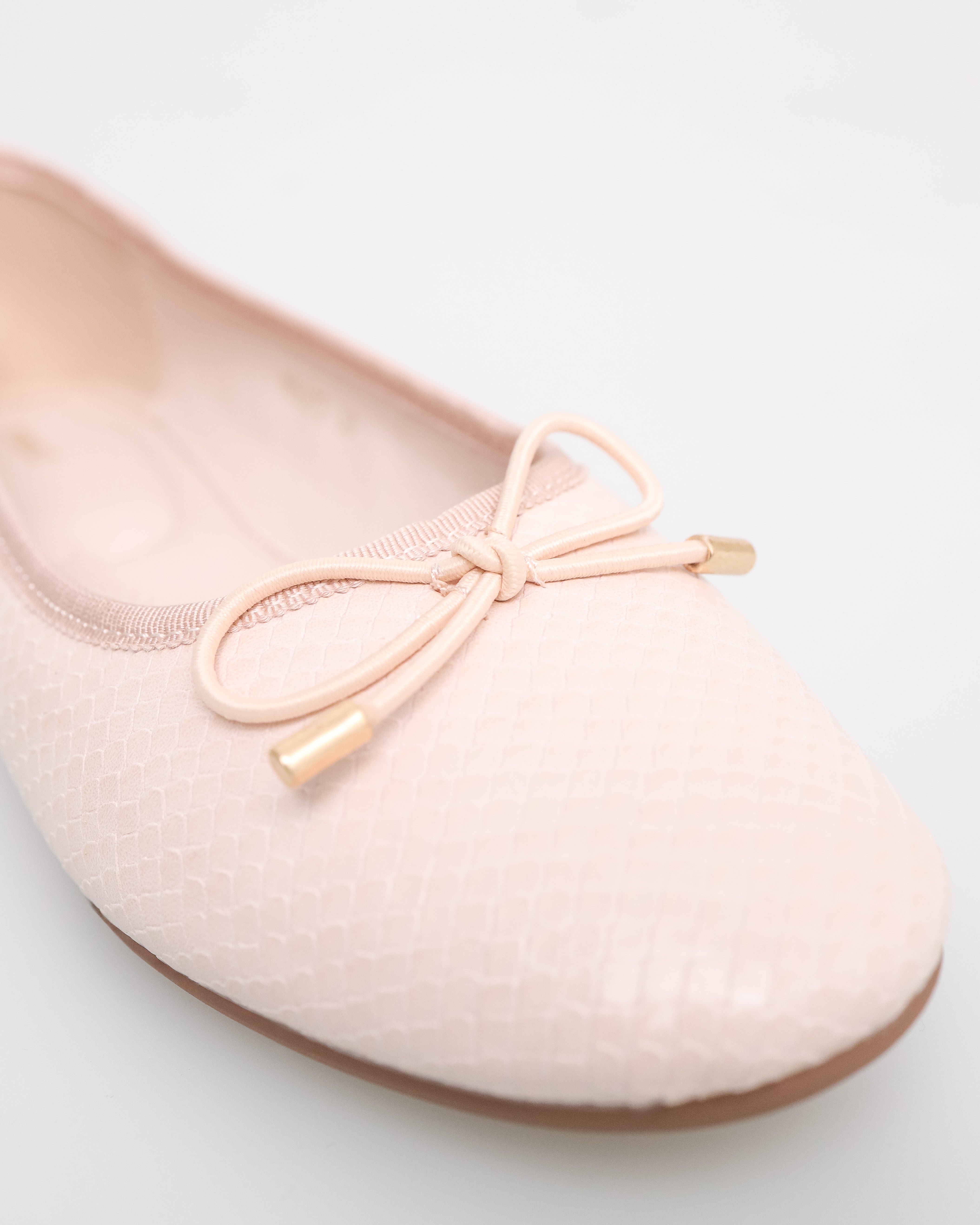Tomaz NN375 Ladies Bow Flats (Nude)