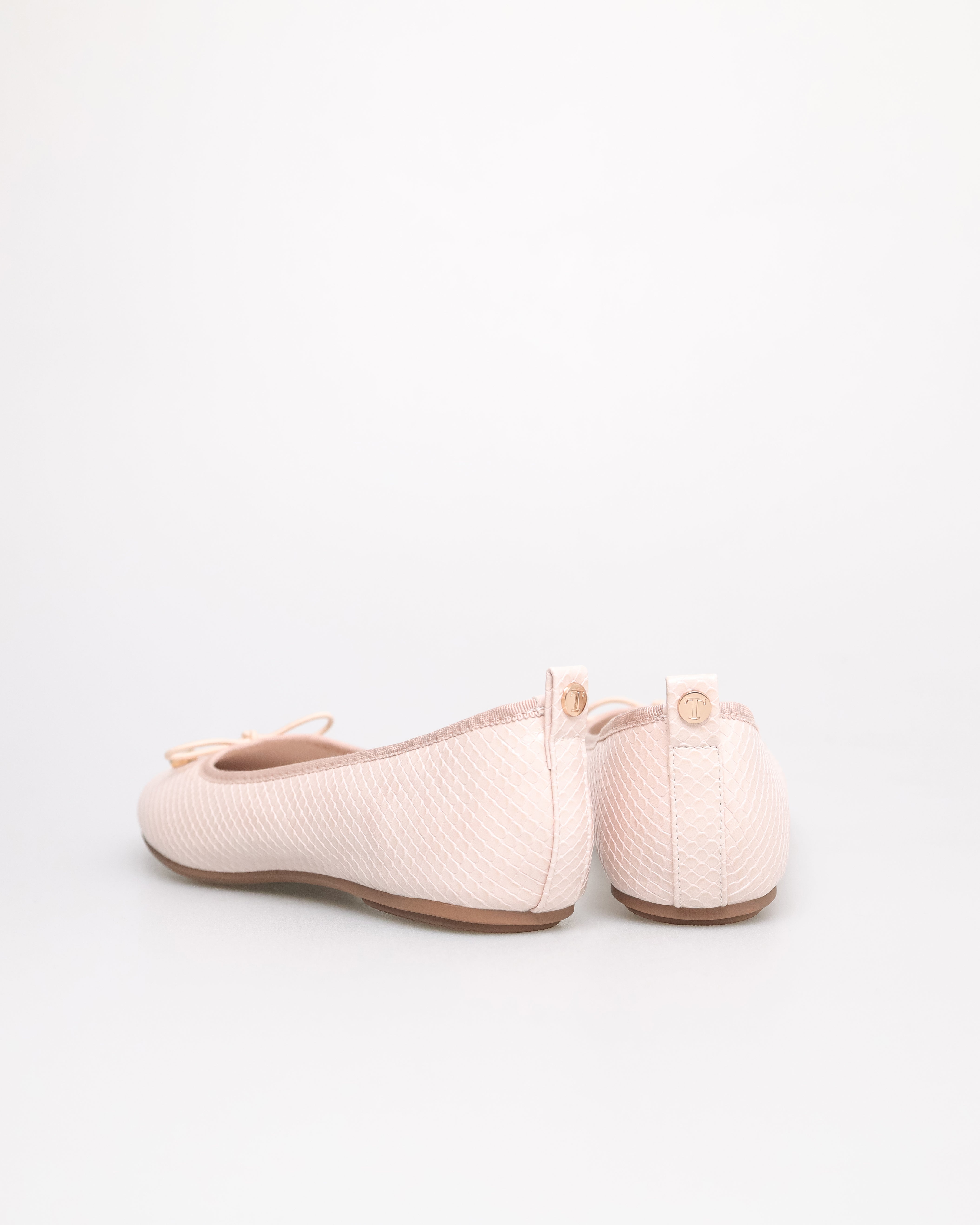 Tomaz NN375 Ladies Bow Flats (Nude)