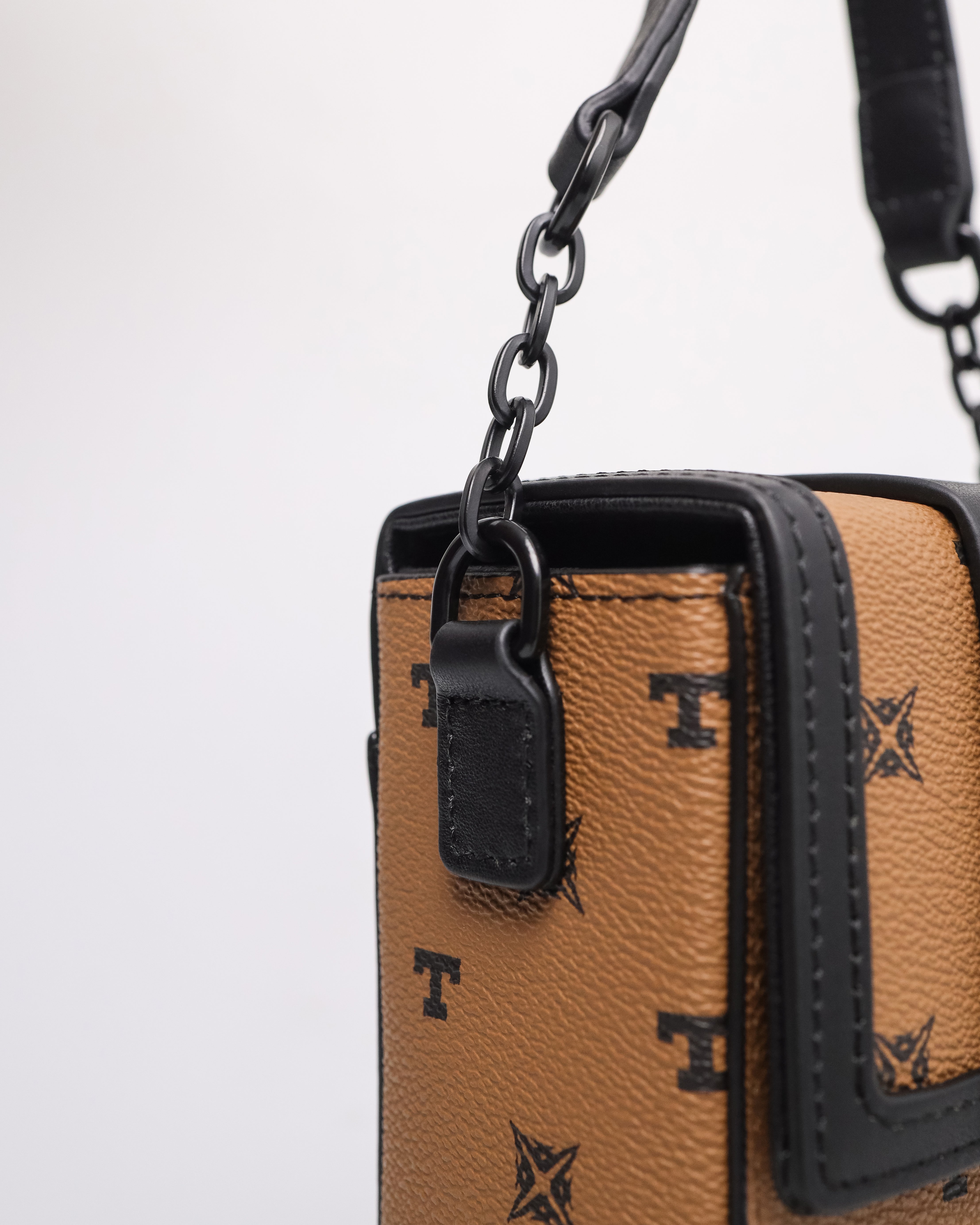 Tomaz NT-TZ435 Men's Monogram Elongated Mini Bag