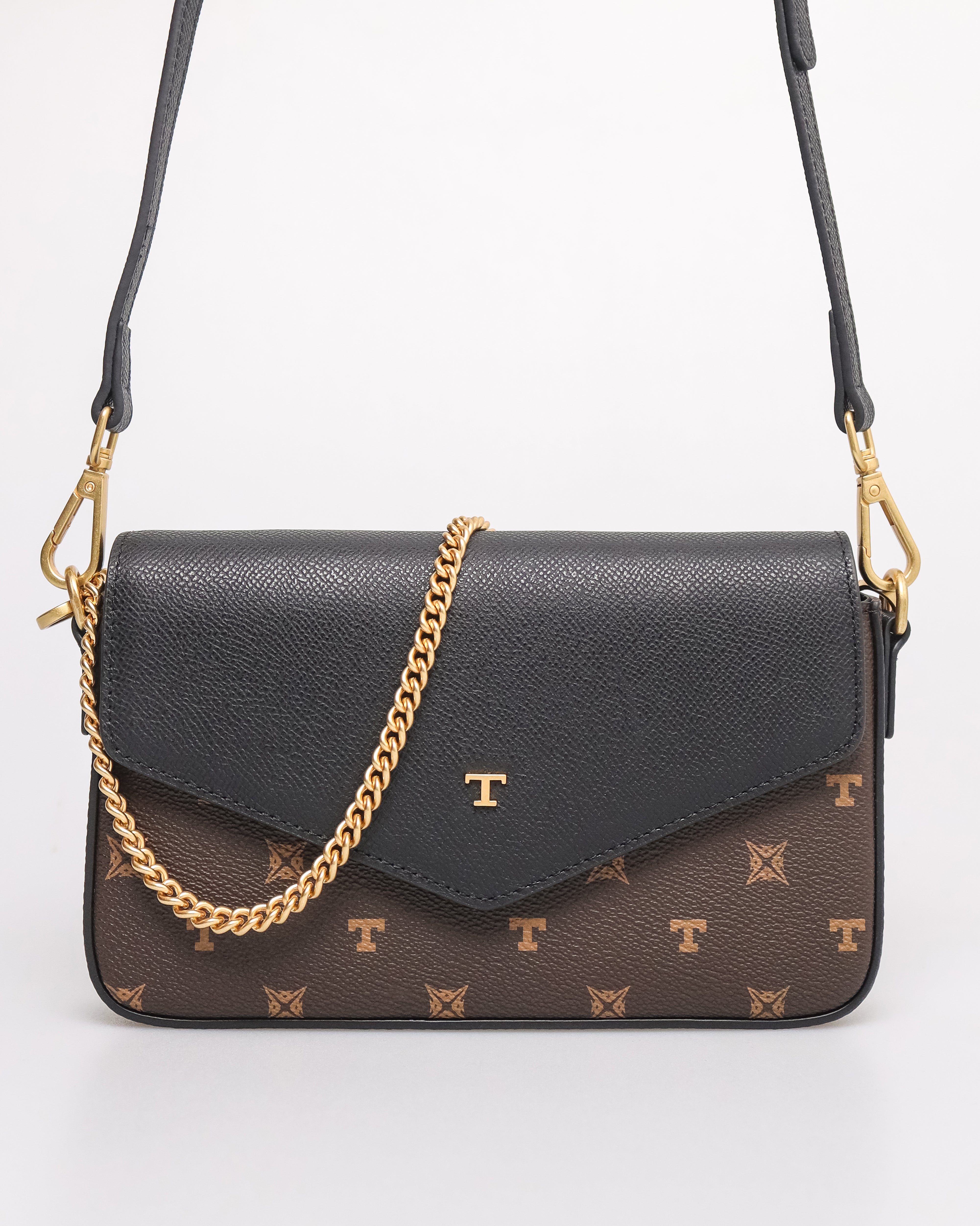 Beg Berkotak Wanita Tomaz BL259 Monogram (Hitam/Kopi)