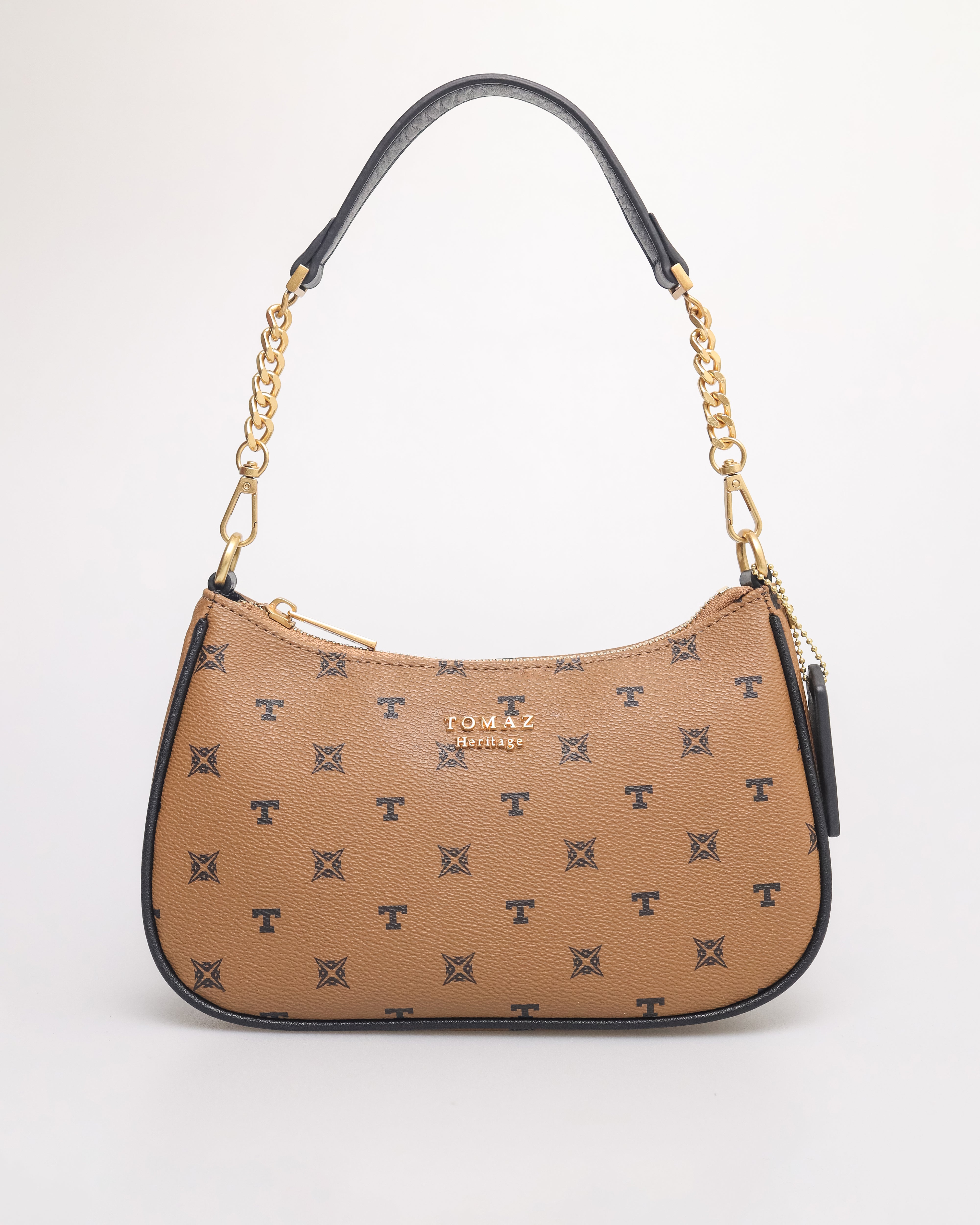 Beg Wanita Monogram Tomaz BL253 (Sawo matang)