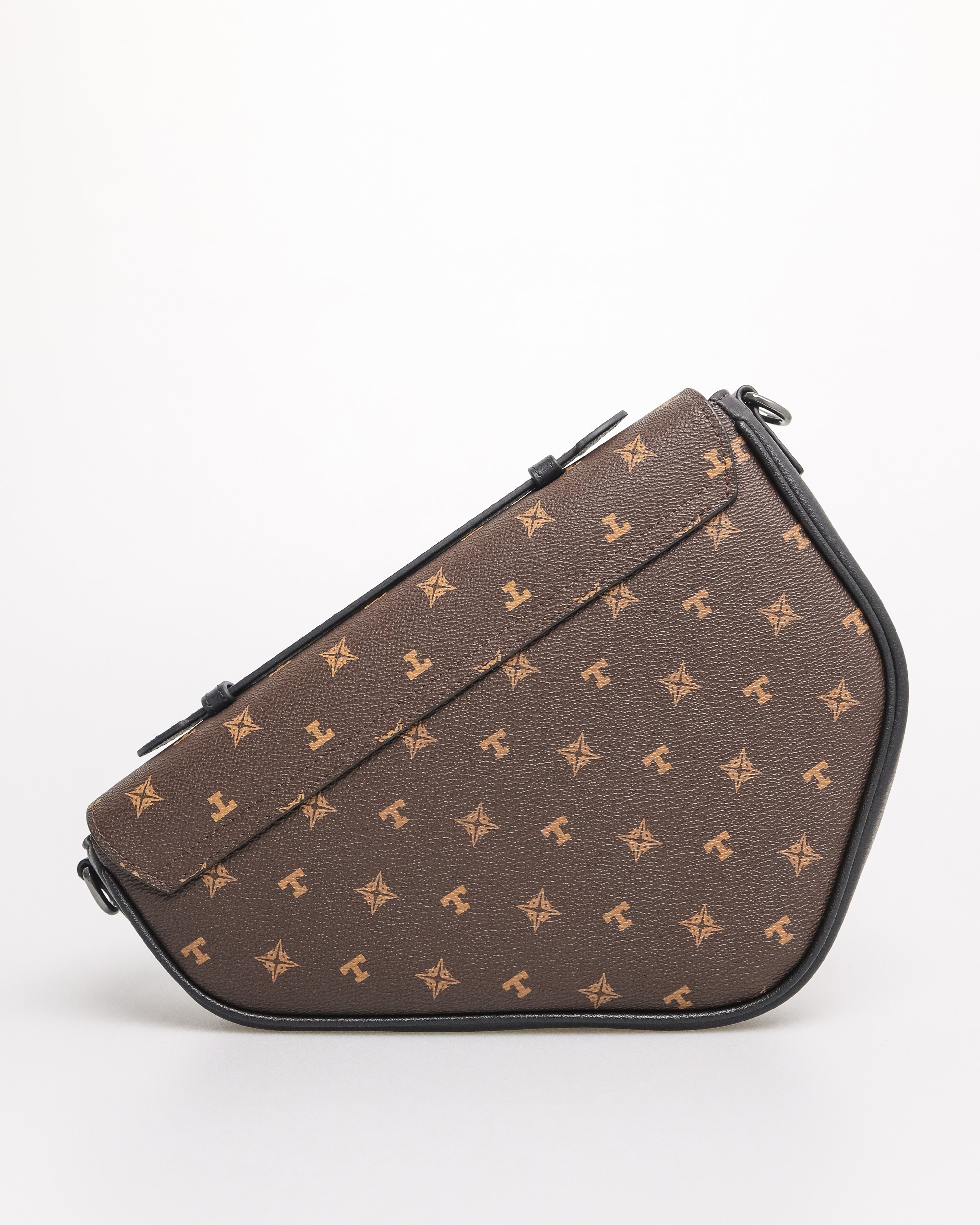 Beg Keanggunan Trapeze Monogram Tomaz NT-TZ437 Lelaki (Coklat/Hitam)