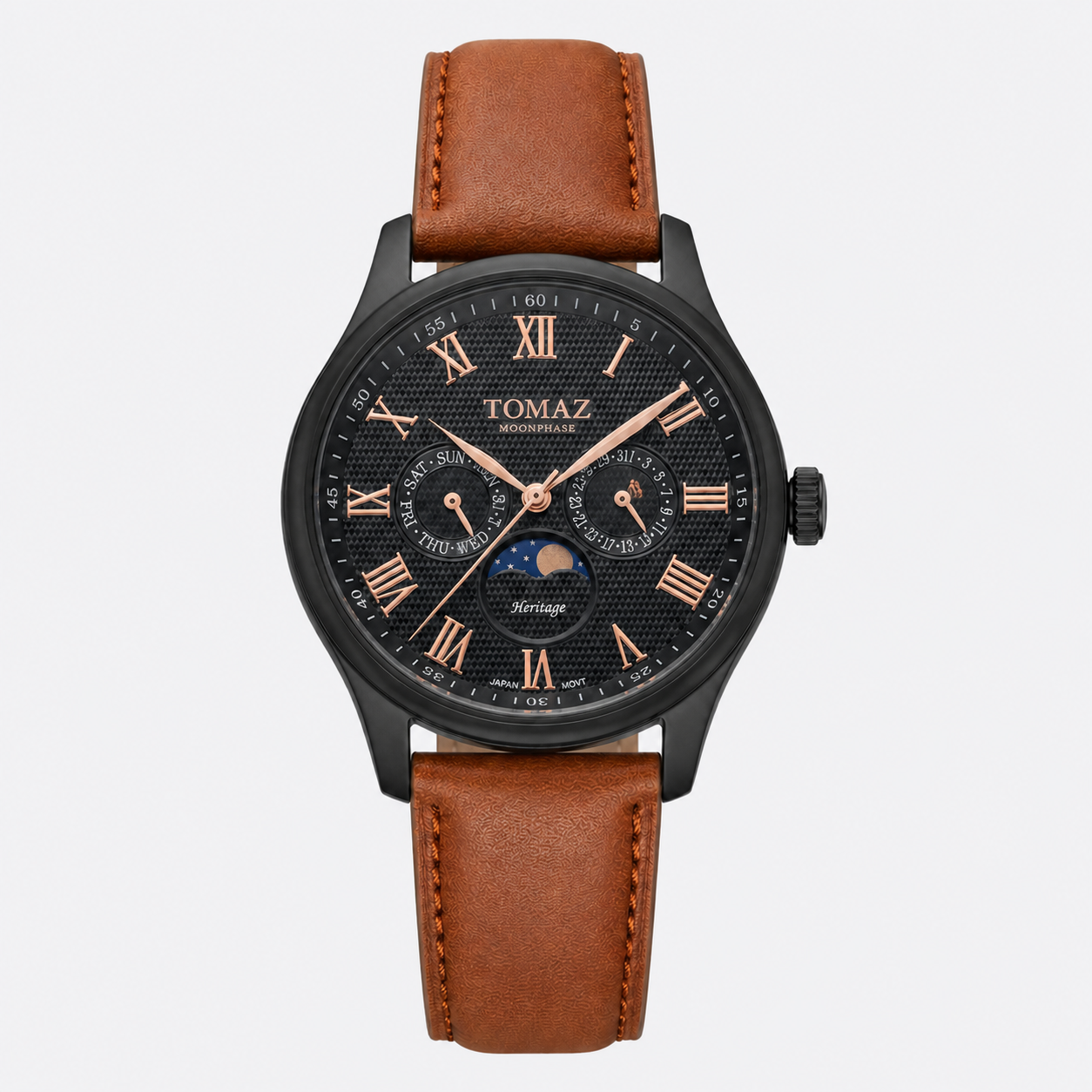 Tomaz Men's Watch TQ003M-D with Leather Strap
