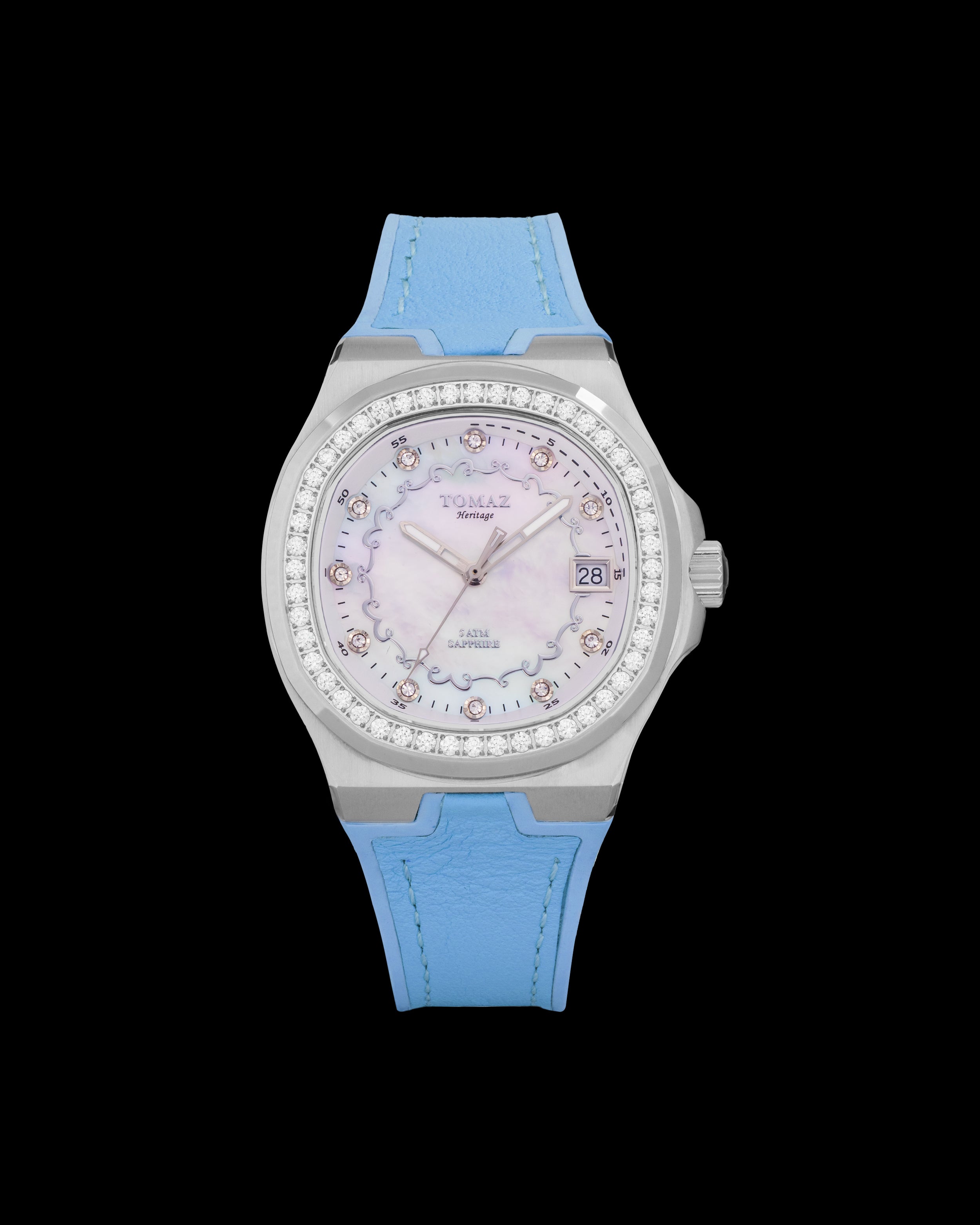 Tomaz Ladies Watch TQ029L-ID1 with Crystal and Rubber Strap