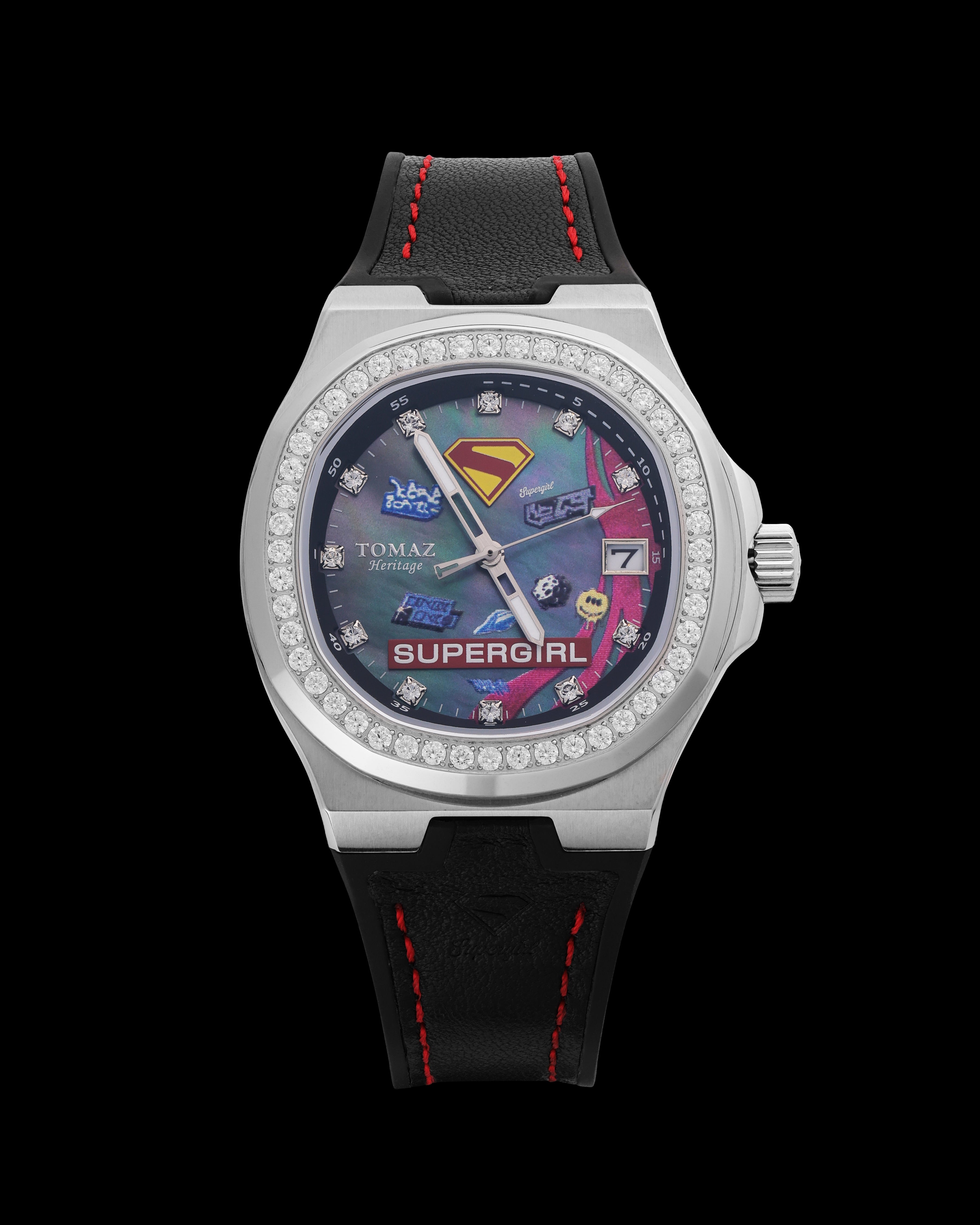 Tomaz x DC Supergirl Heritage Crystal Ladies Watch TQ029L-JD2