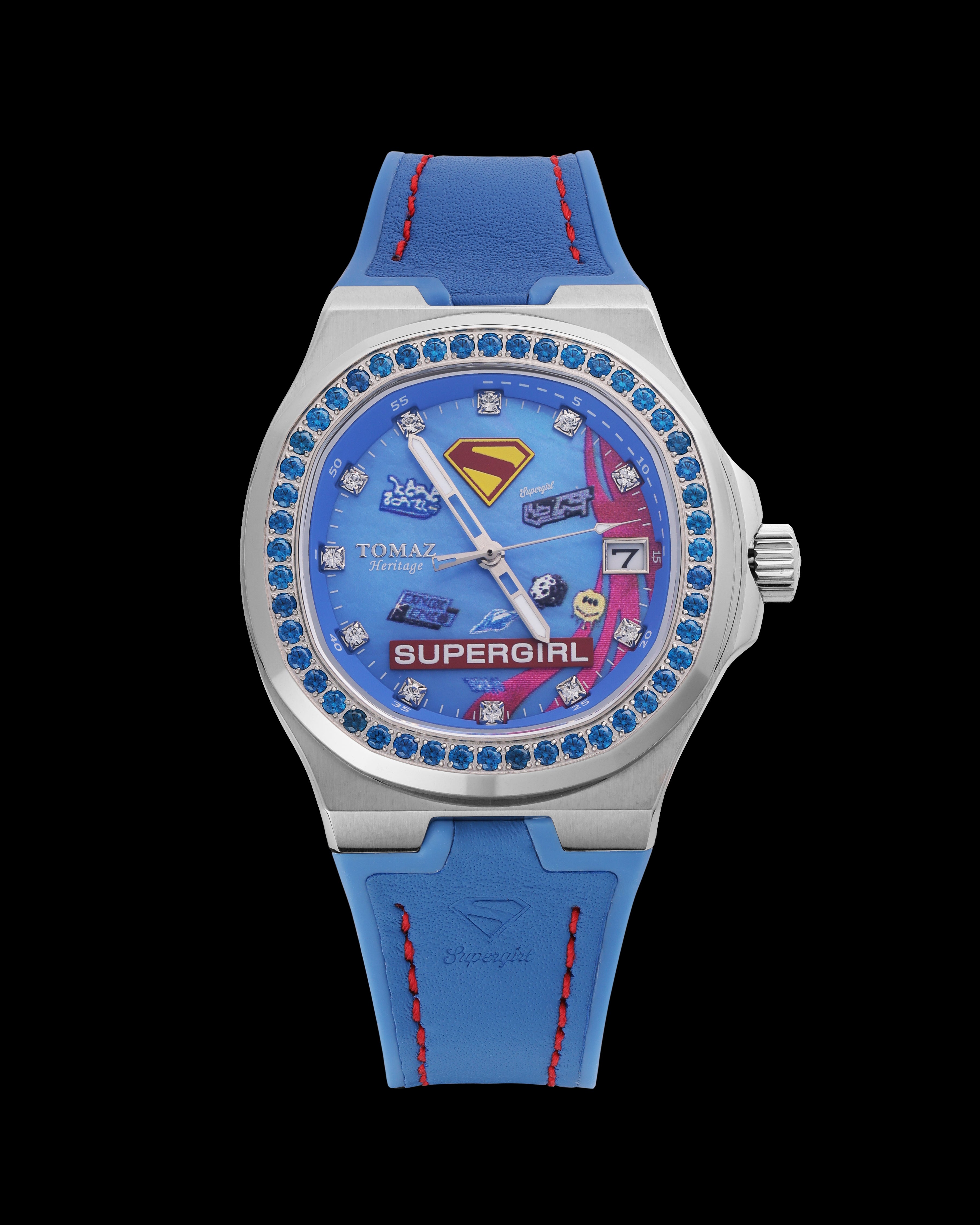 Tomaz x DC Supergirl Heritage Crystal Ladies Watch TQ029L-JD4