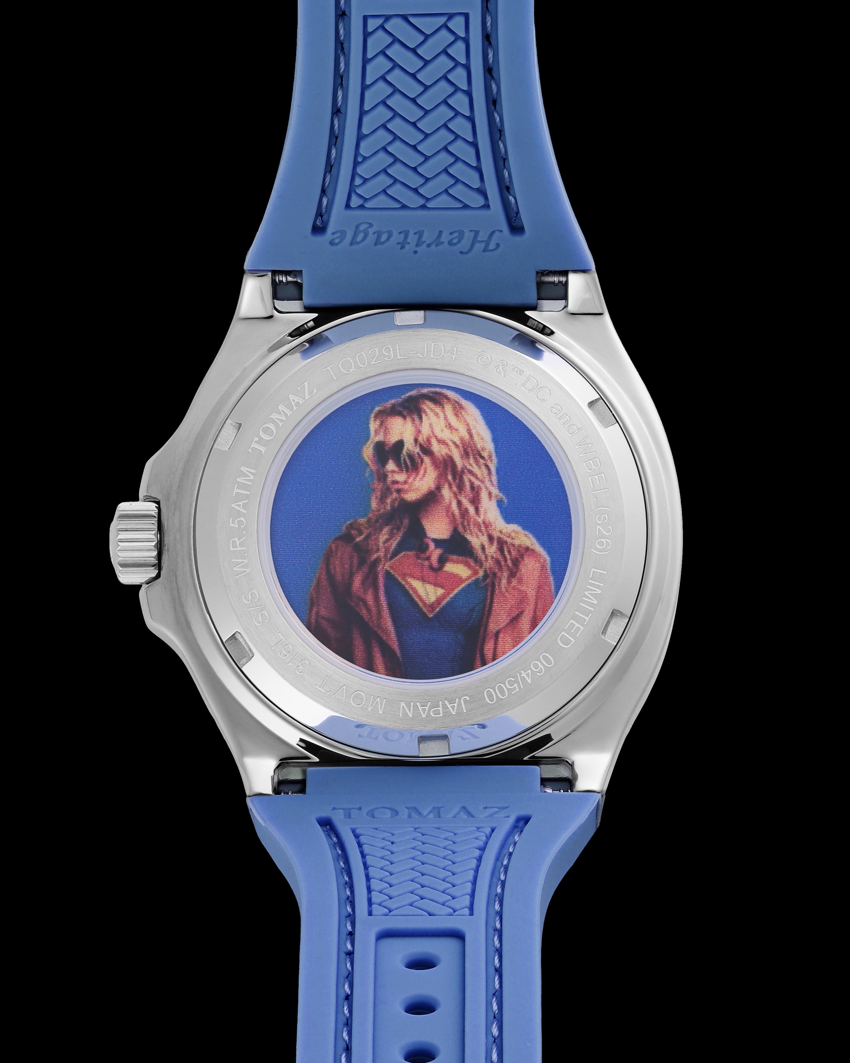 Tomaz x DC Supergirl Heritage Crystal Ladies Watch TQ029L-JD4