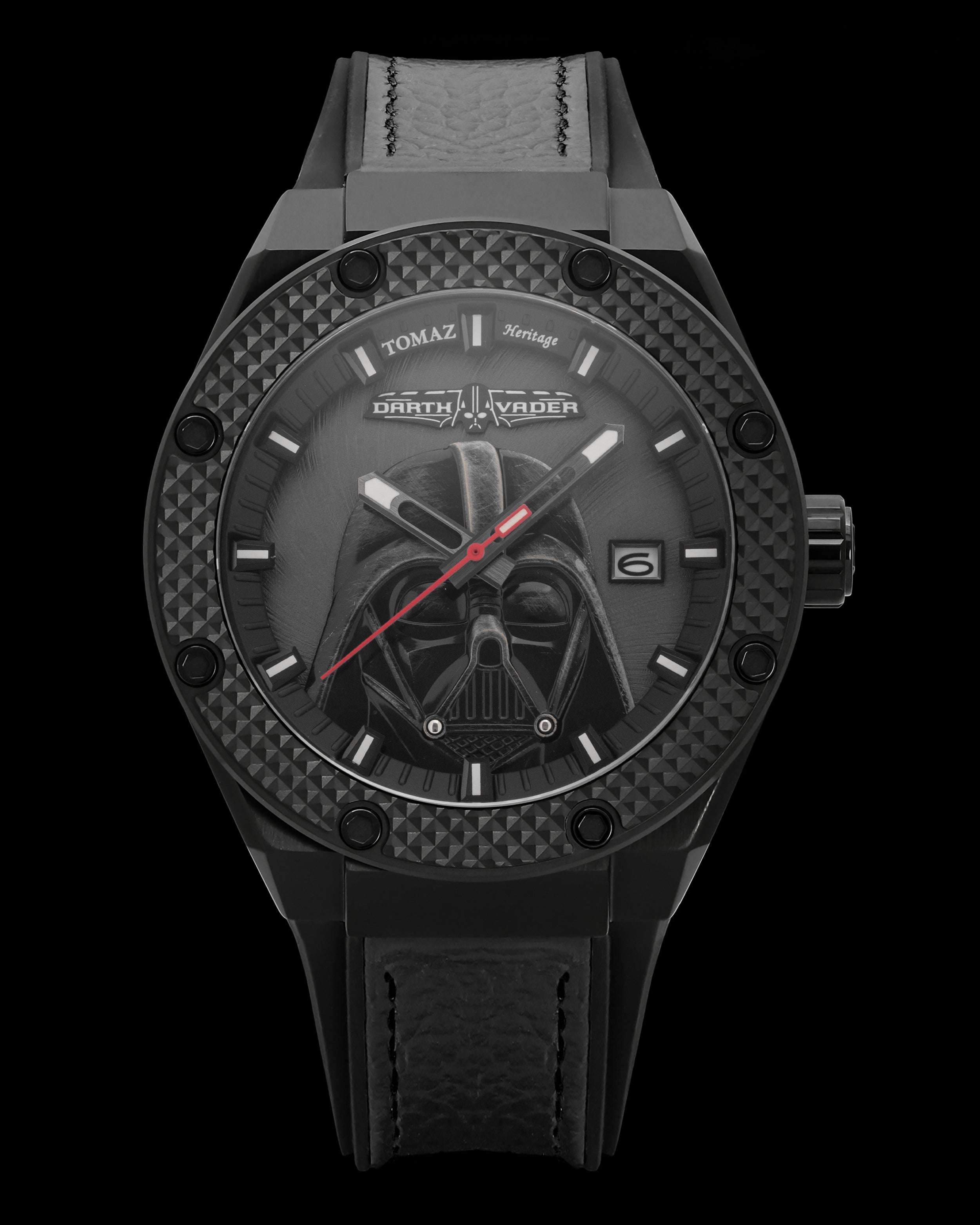Star Wars Darth Vader TQ030-QD1 (Hitam) Tali Kulit Hitam