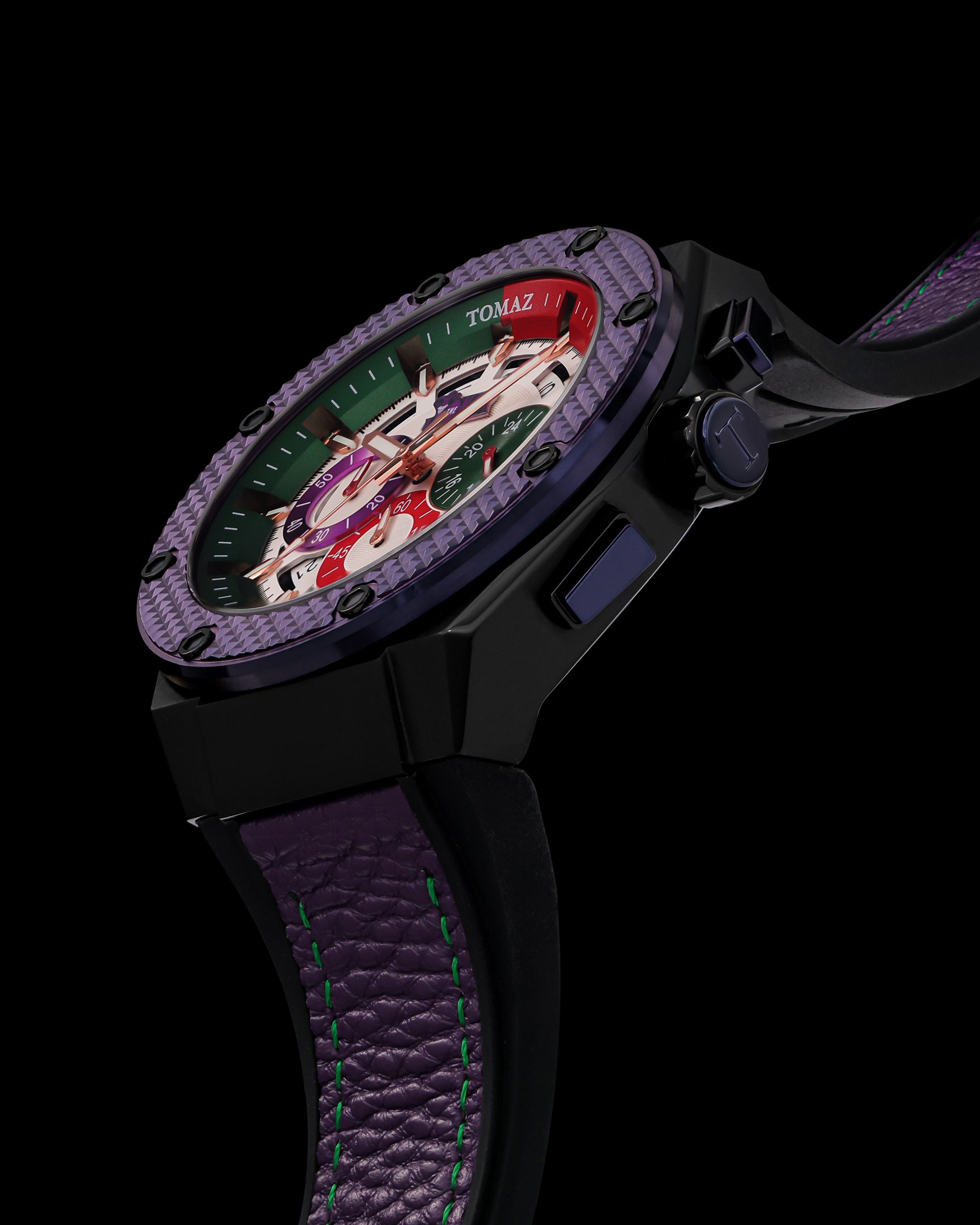 DC Joker TQ030H-D2 (Hitam/Ungu) Tali Laici Ungu