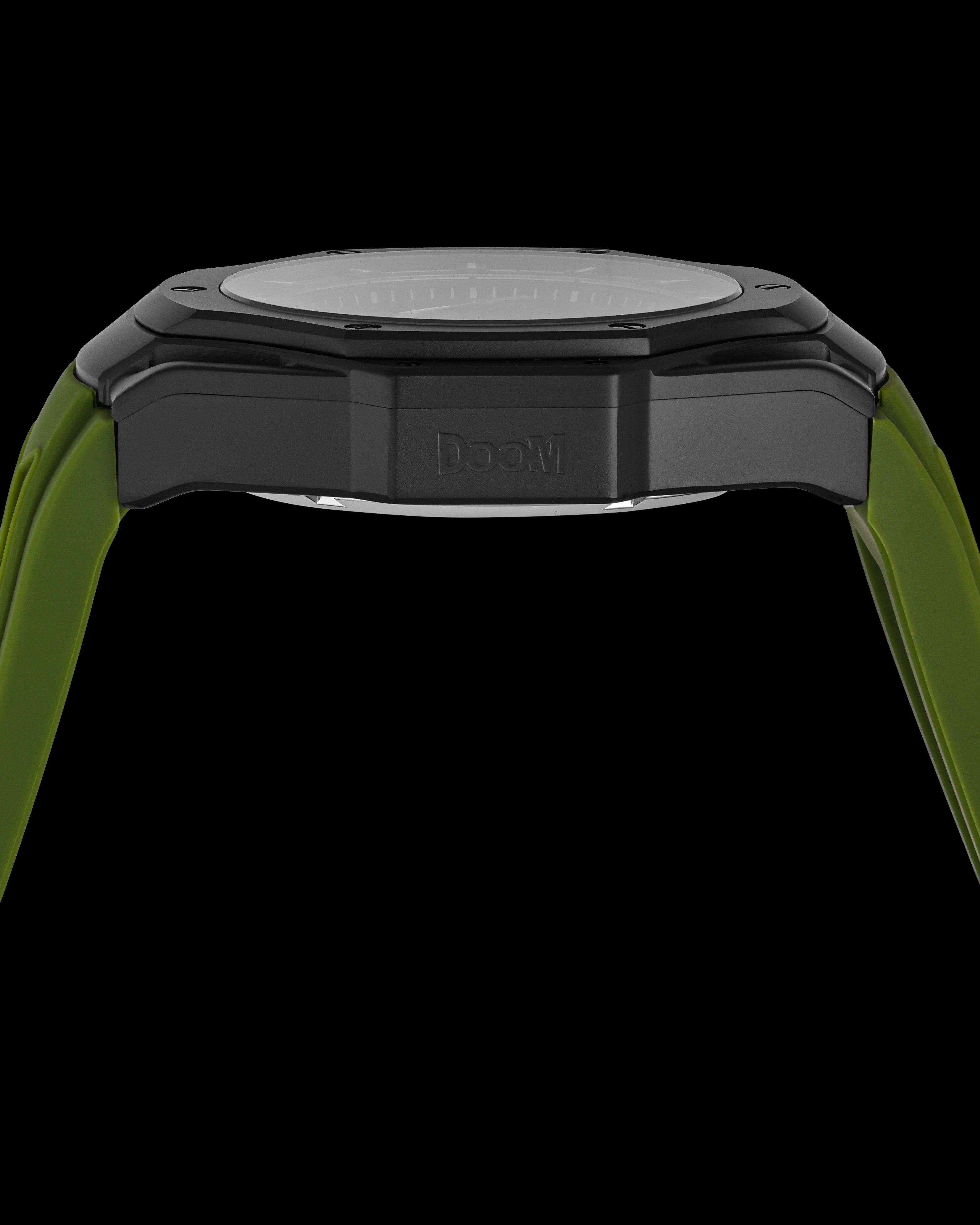 Marvel Doctor Doom TQ045-JD1 (Black/Green) with Green Silicone Strap