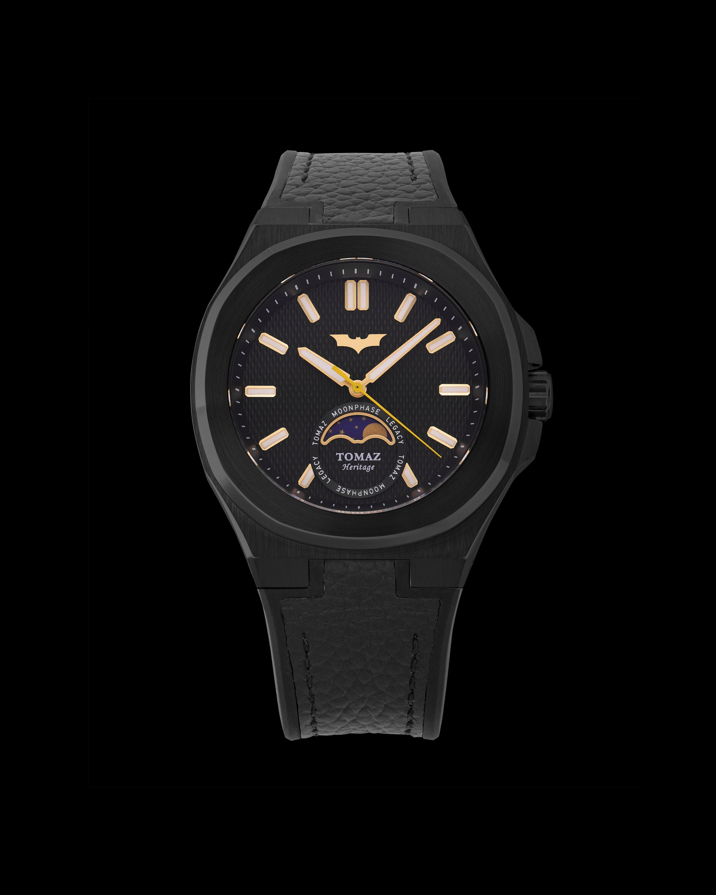 #style_Dark Knight Logo – Silicon Leather Strap