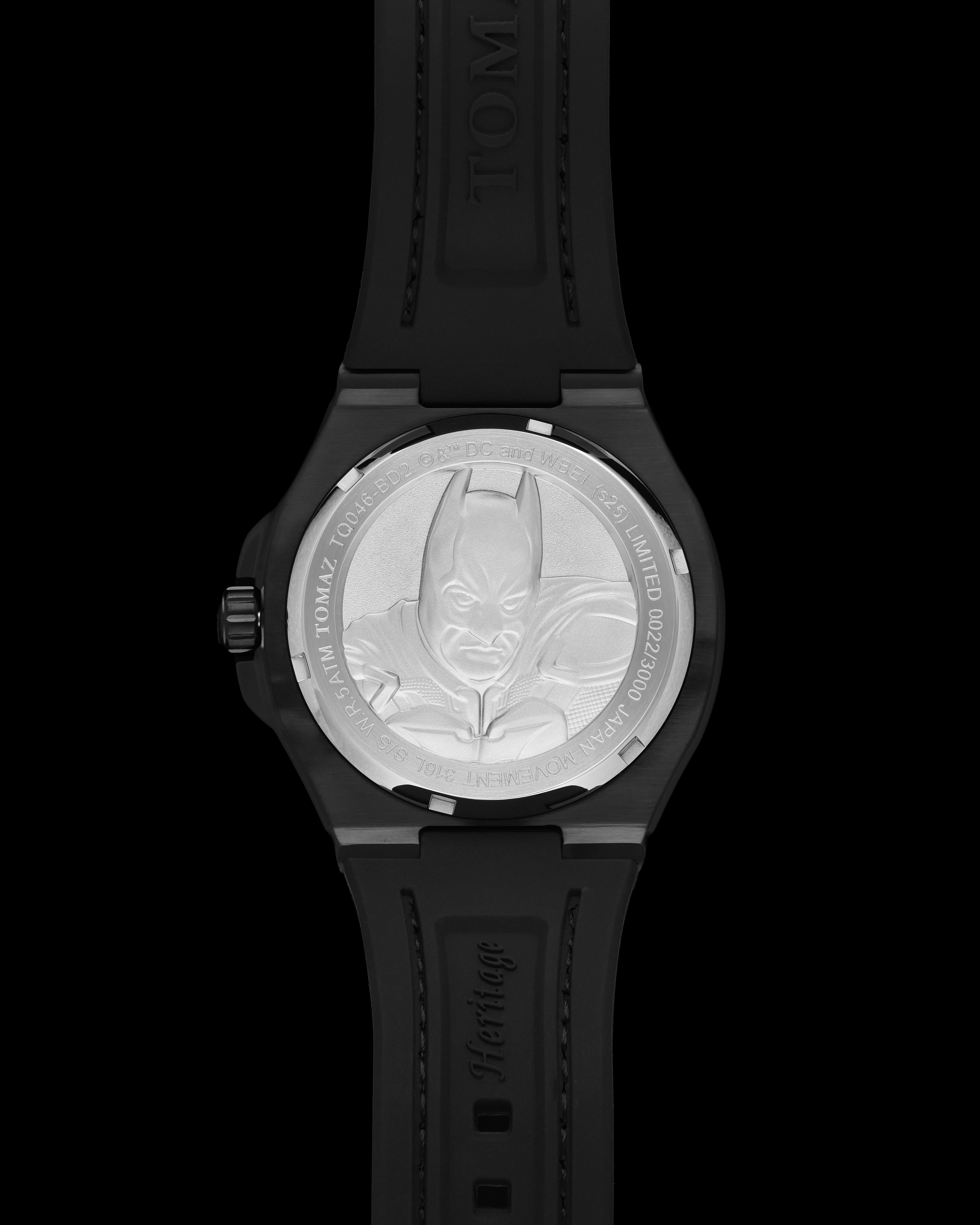 #style_Dark Knight Logo – Silicon Leather Strap