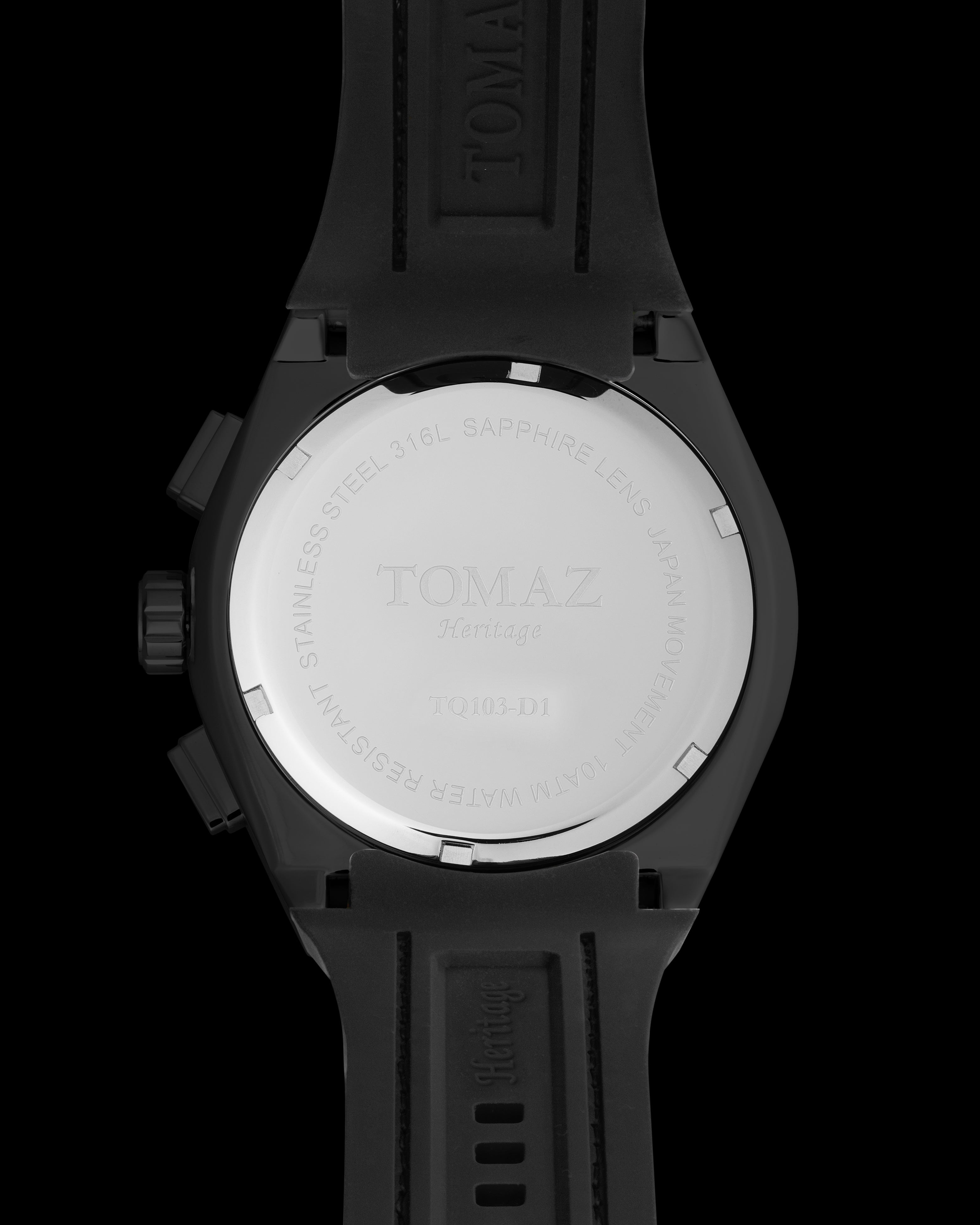 Tomaz RAWR II TQ103-D1 Skeleton Big Date Chronograph Watch