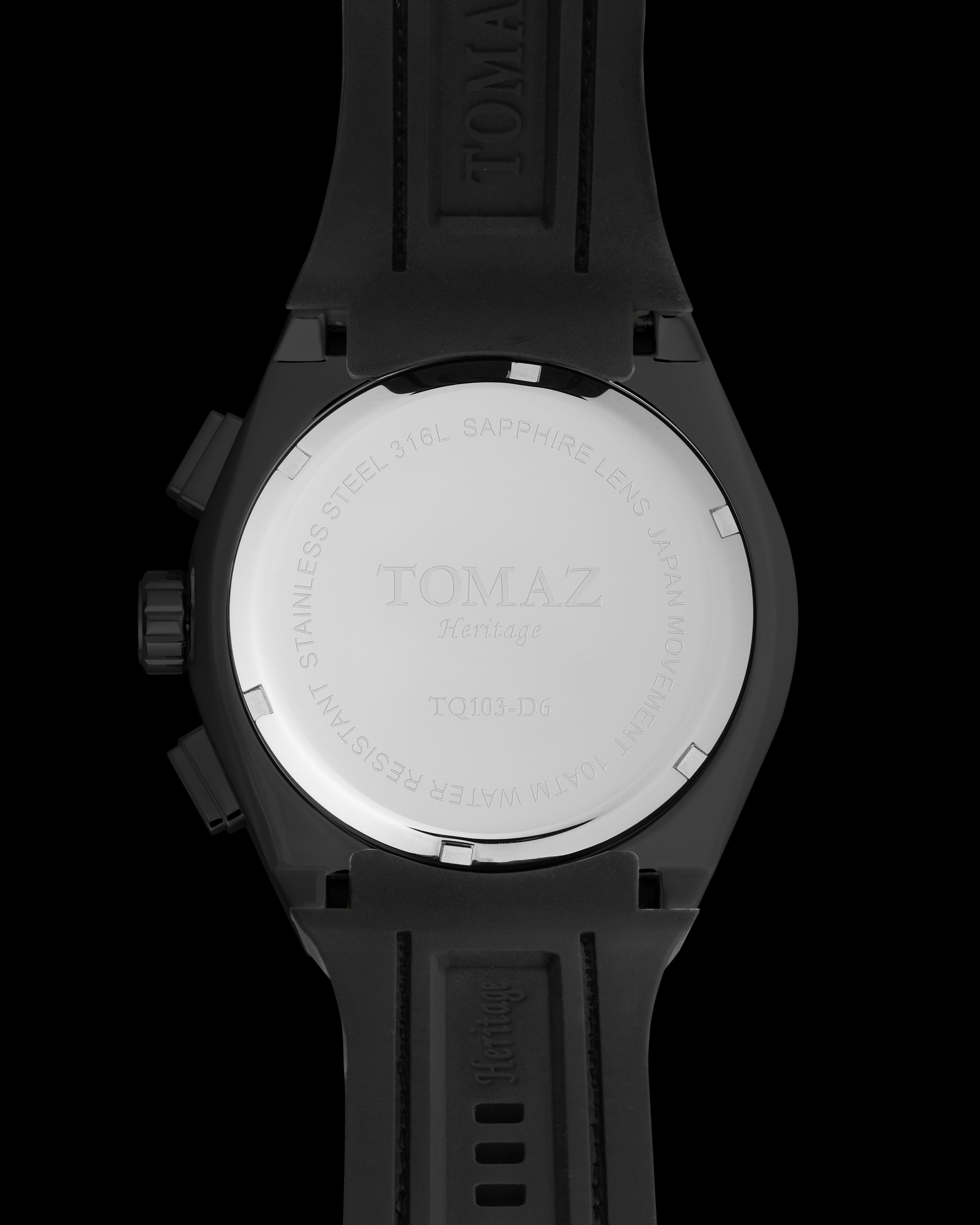 Tomaz RAWR II TQ103-D6 Skeleton Big Date Chronograph Watch