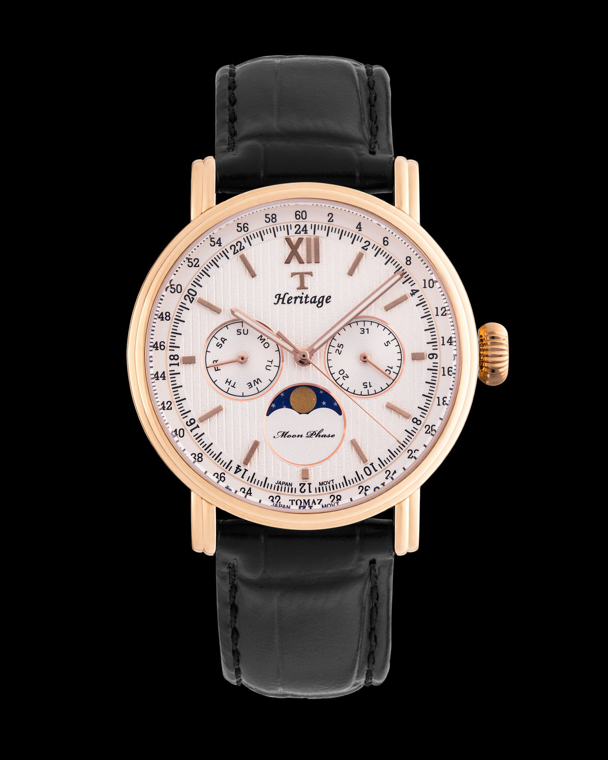 Tomaz TQ106M-D7 Heritage Classic Moonphase Men Watch