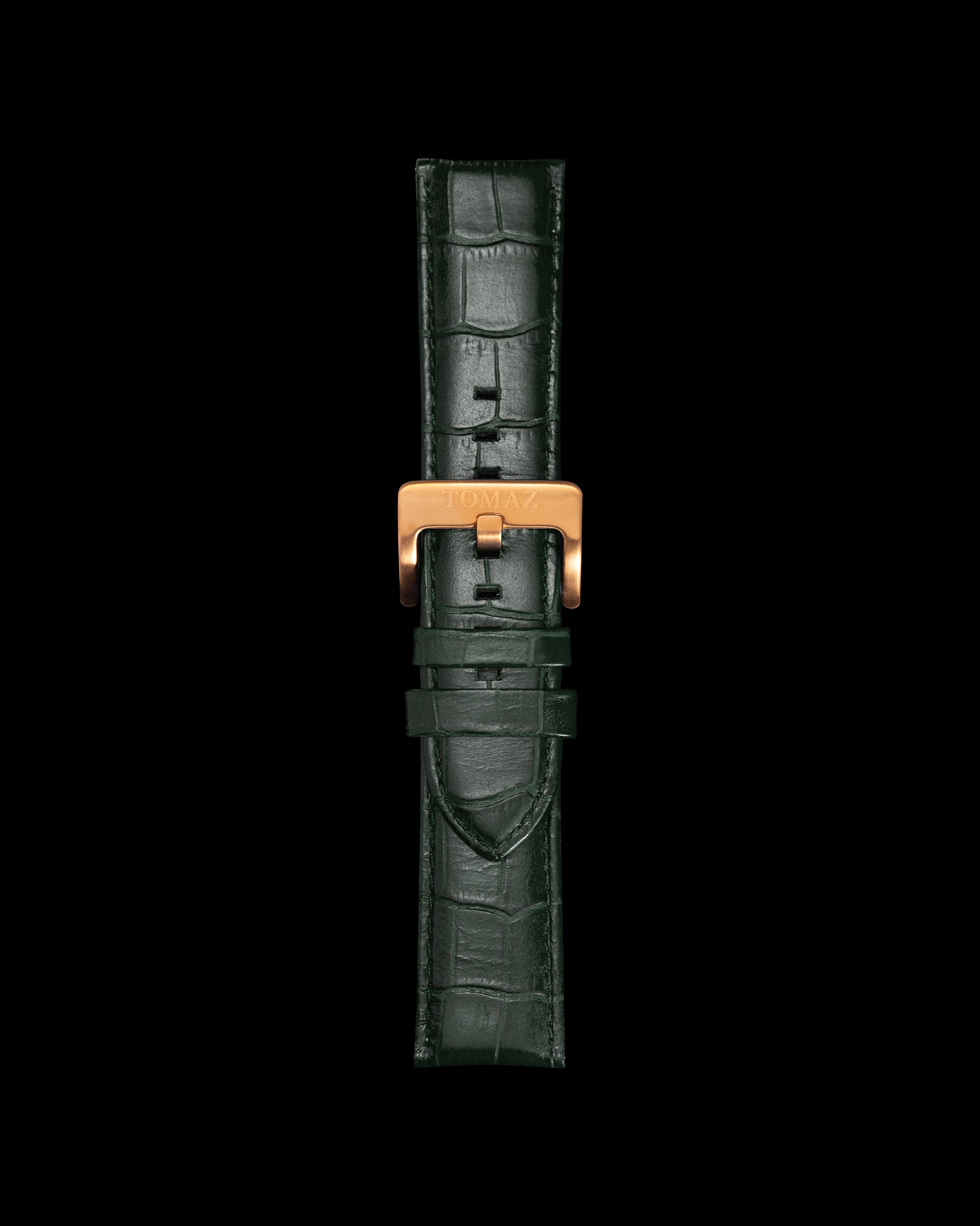 Tomaz TS1-1B Tali Jam Tangan Buluh Kulit 26mm (Hijau)