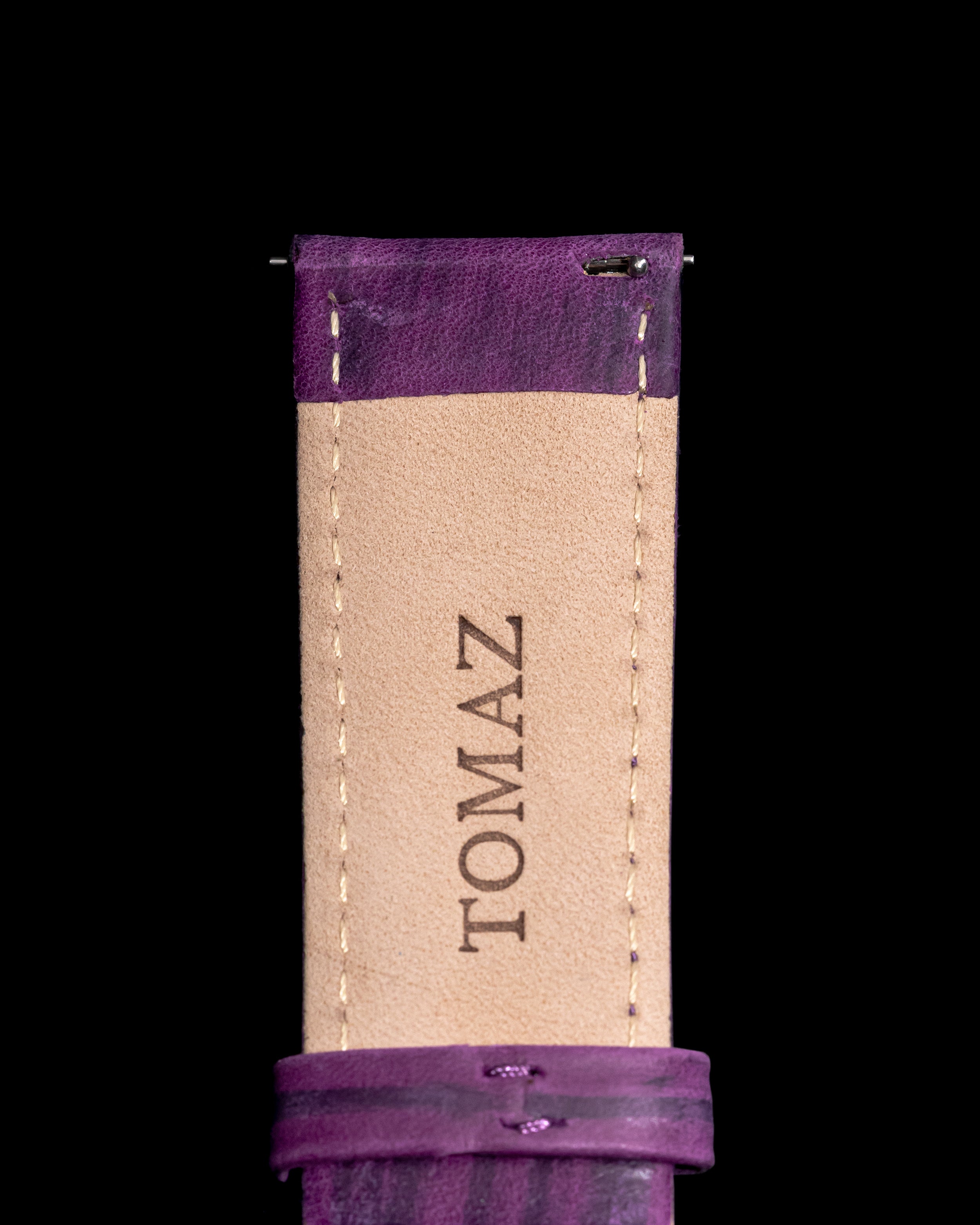 Tali Jam Tangan Tomaz TS1-4A Cat Kulit 26mm (Ungu)