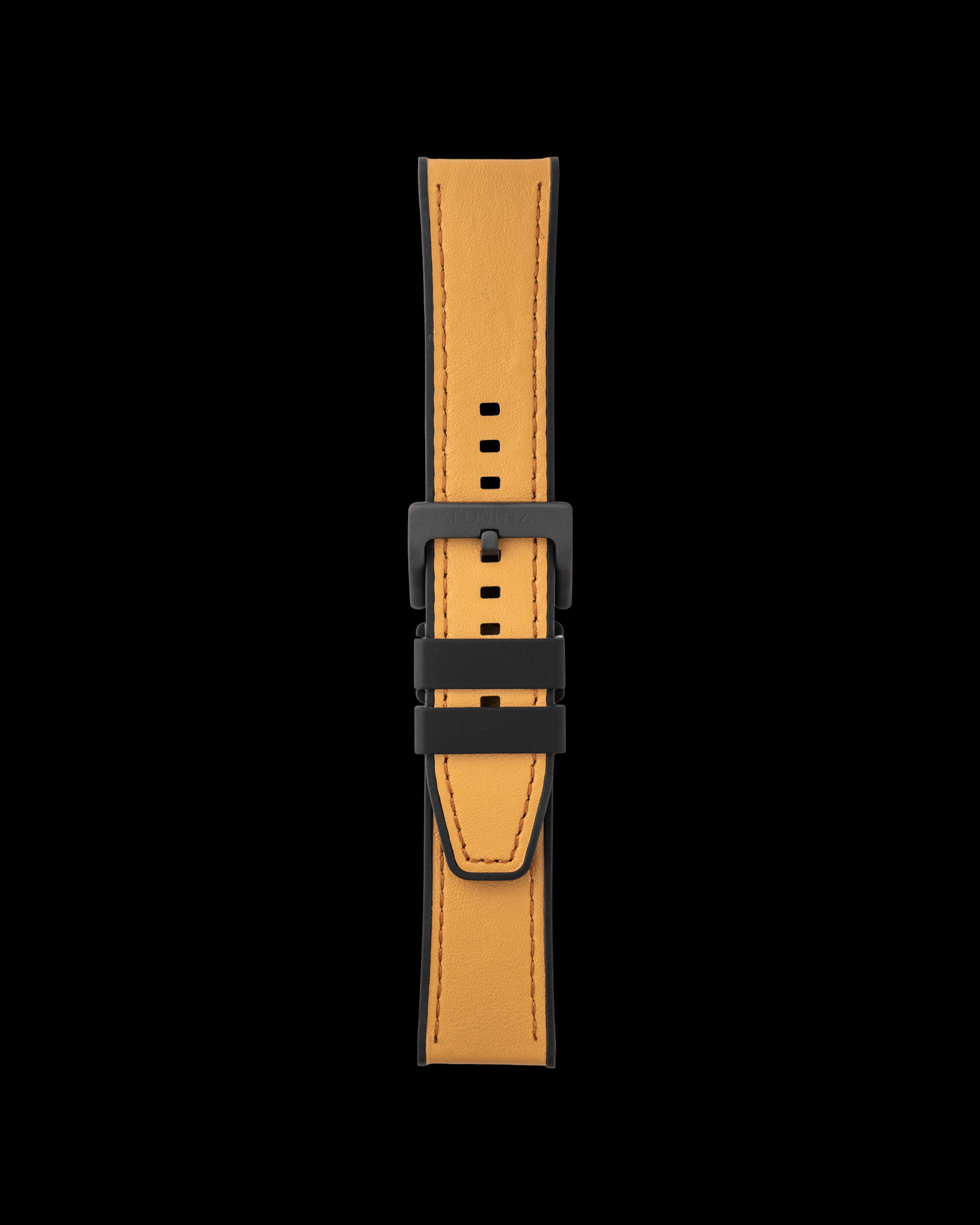Tali Tomaz TS7A Kulit/Silikon Plain 24mm (Unta)