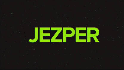 Jezper TQ021B-D11 (Black) with Purple Green Swarovski (Purple Salmon Rubber Strap)
