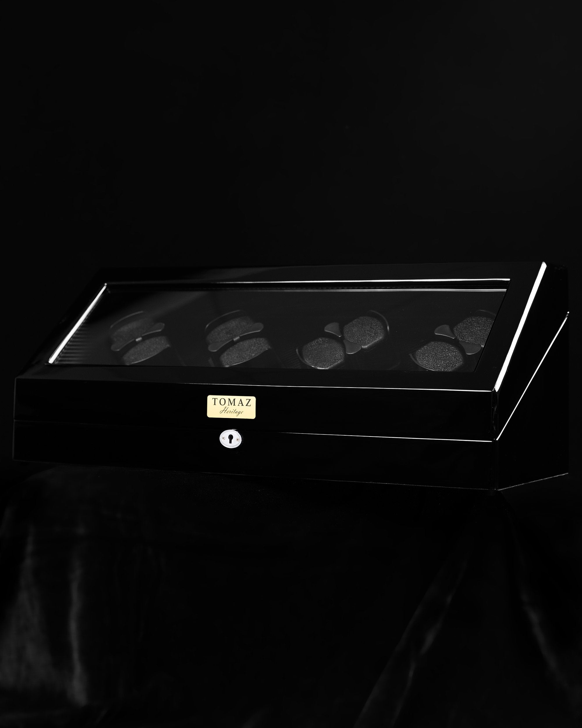 Penggulung Jam Tangan Tomaz TWMD18 8+6 (Karbon) Kusyen Hitam