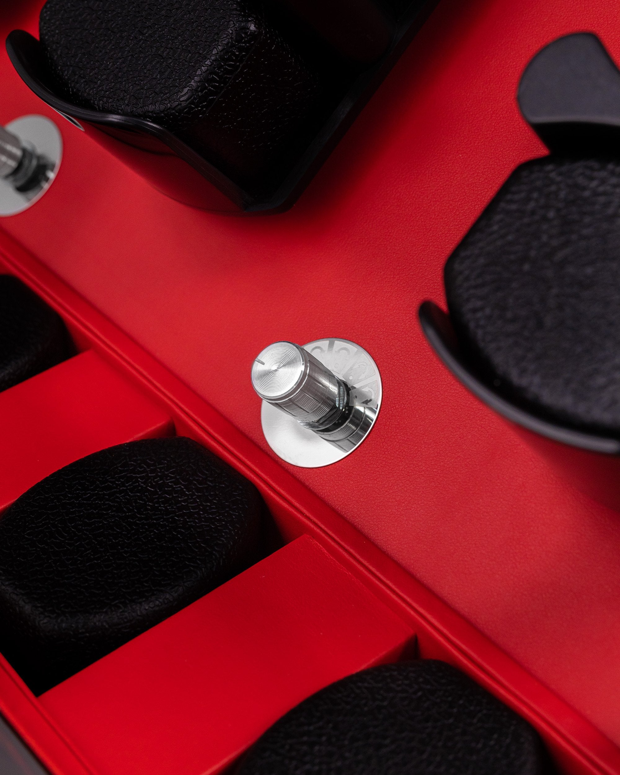 Tomaz TWMD19 Watch Winder S8+6 (Ebony+Red) Black Cushion