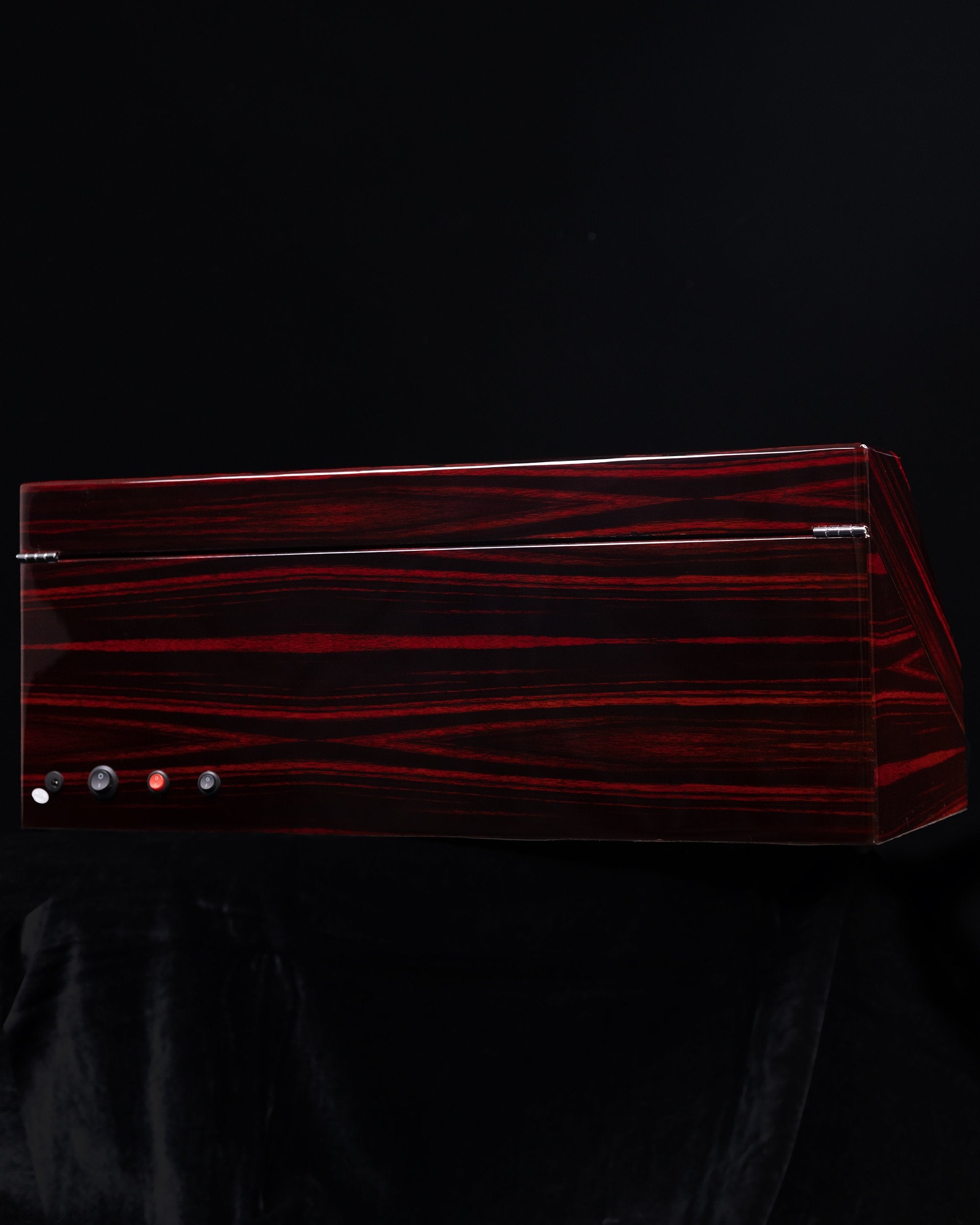 Tomaz TWMD19 Watch Winder S8+6 (Ebony+Red) Black Cushion