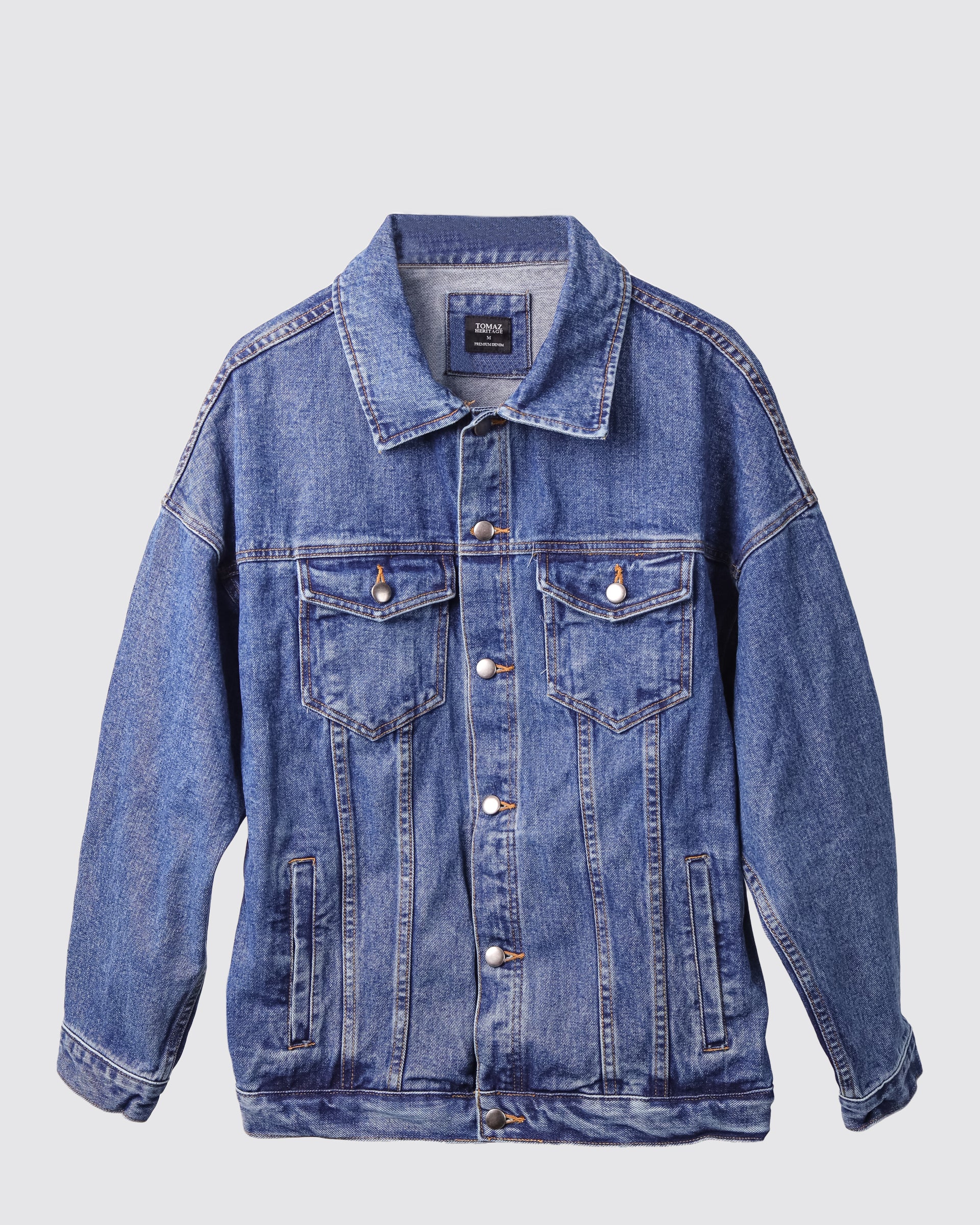 Jaket Denim Tomaz CC-534 (Navy)