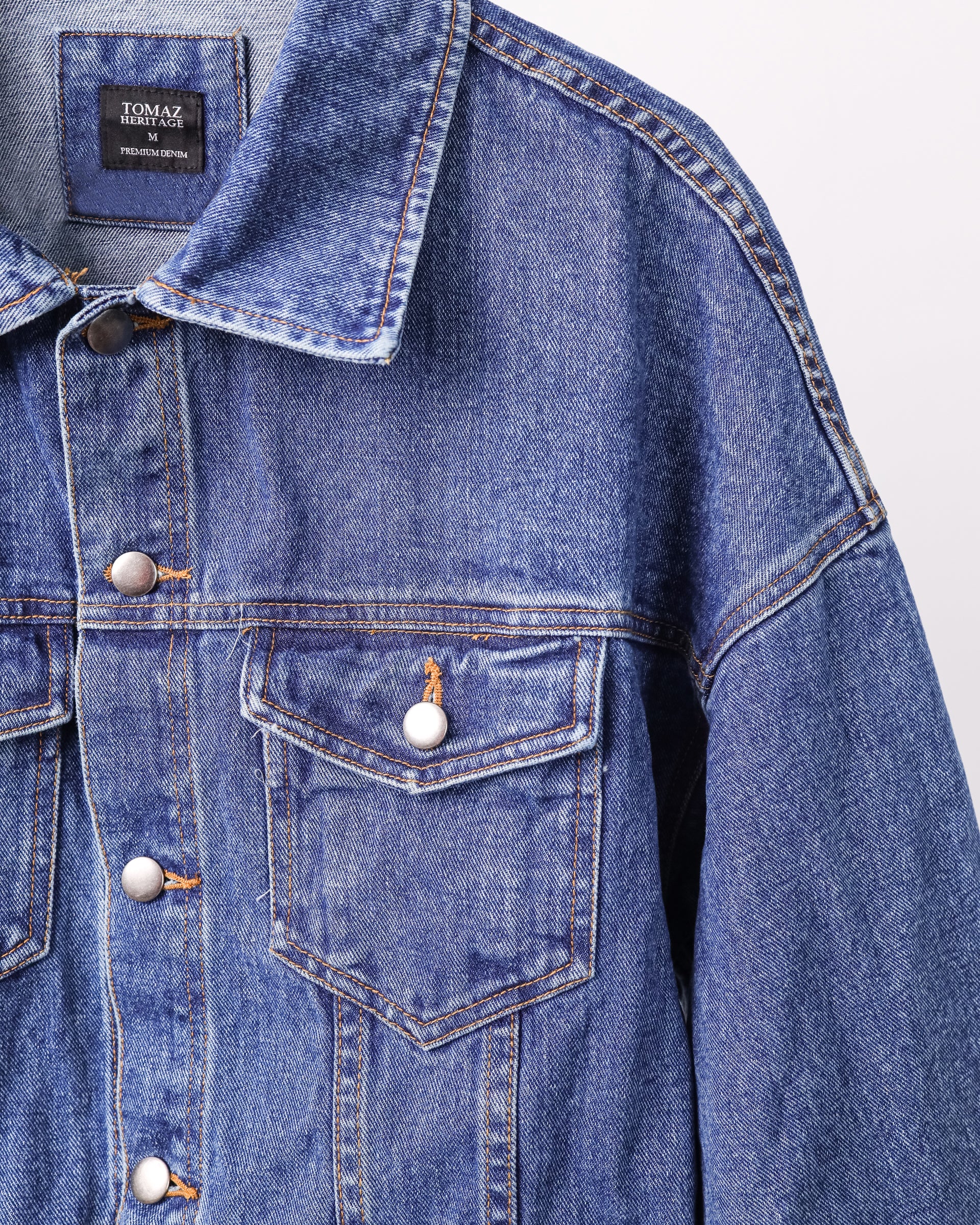 Jaket Denim Tomaz CC-534 (Navy)