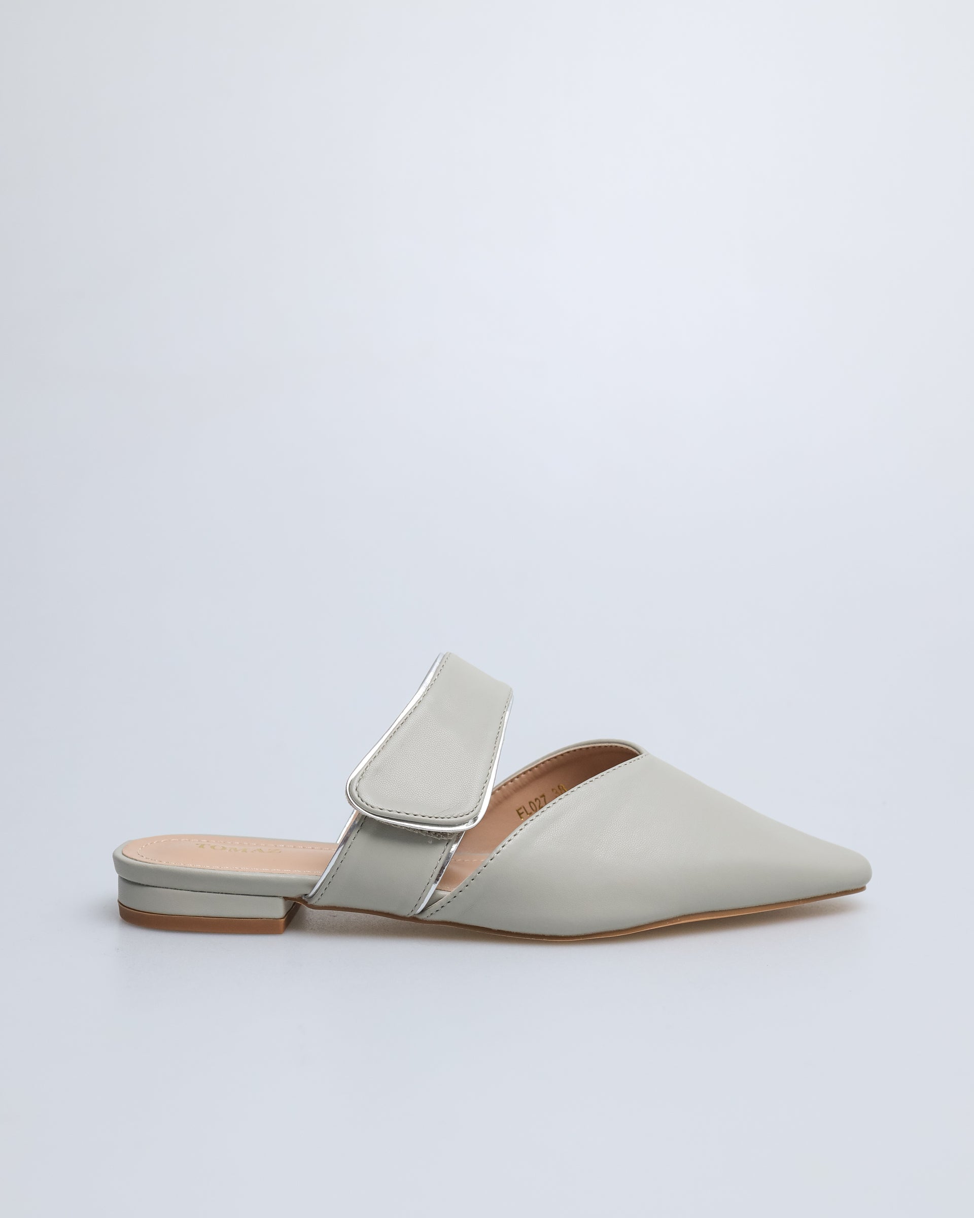 Tomaz FL027 Ladies Pointy Mules (Green)