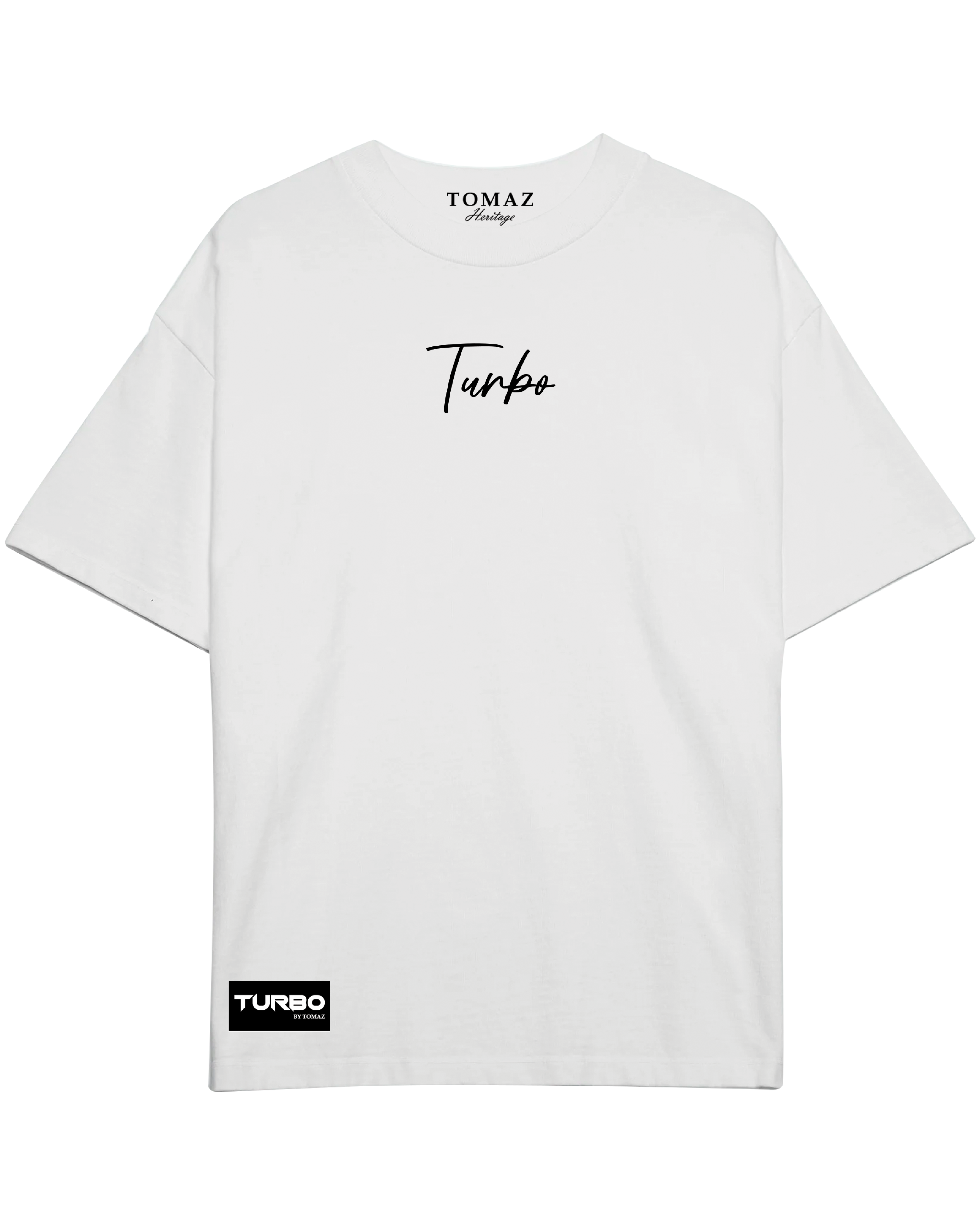 Turbo TRB Basic Oversized Tee (White)