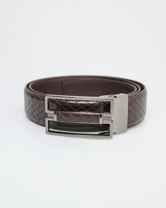 Tomaz AB140 Men's Leather Belt (Brown)