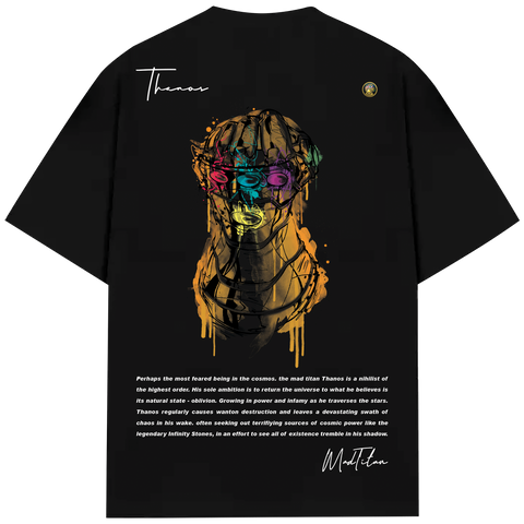 Turbo Thanos CC-1272 Over-sized T-shirt (Gold/Black)