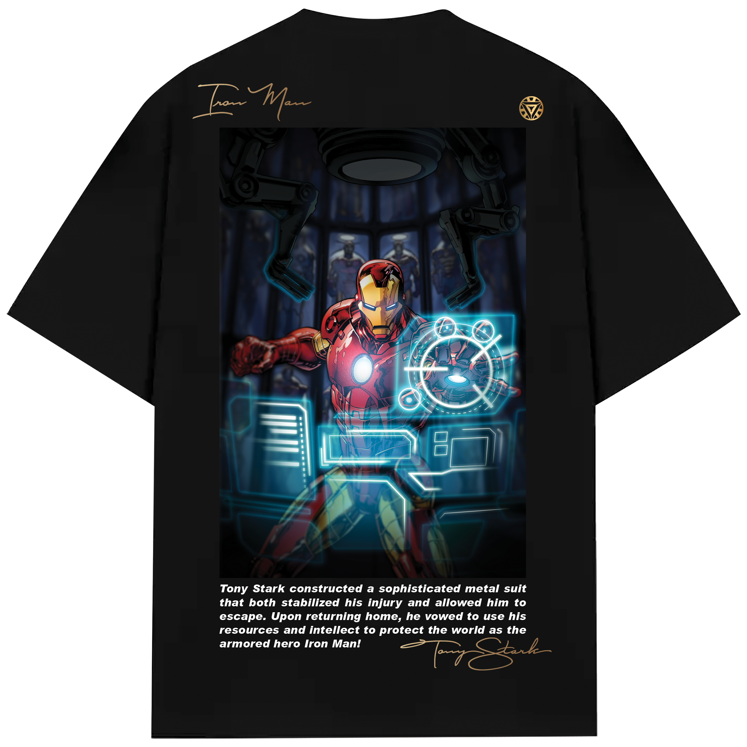 Iron man shirt on sale