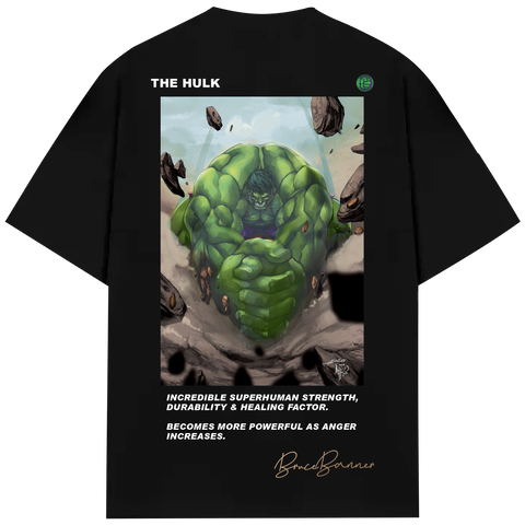 Turbo Hulk CC-1271 Over-sized T-shirt (Green/Brown)